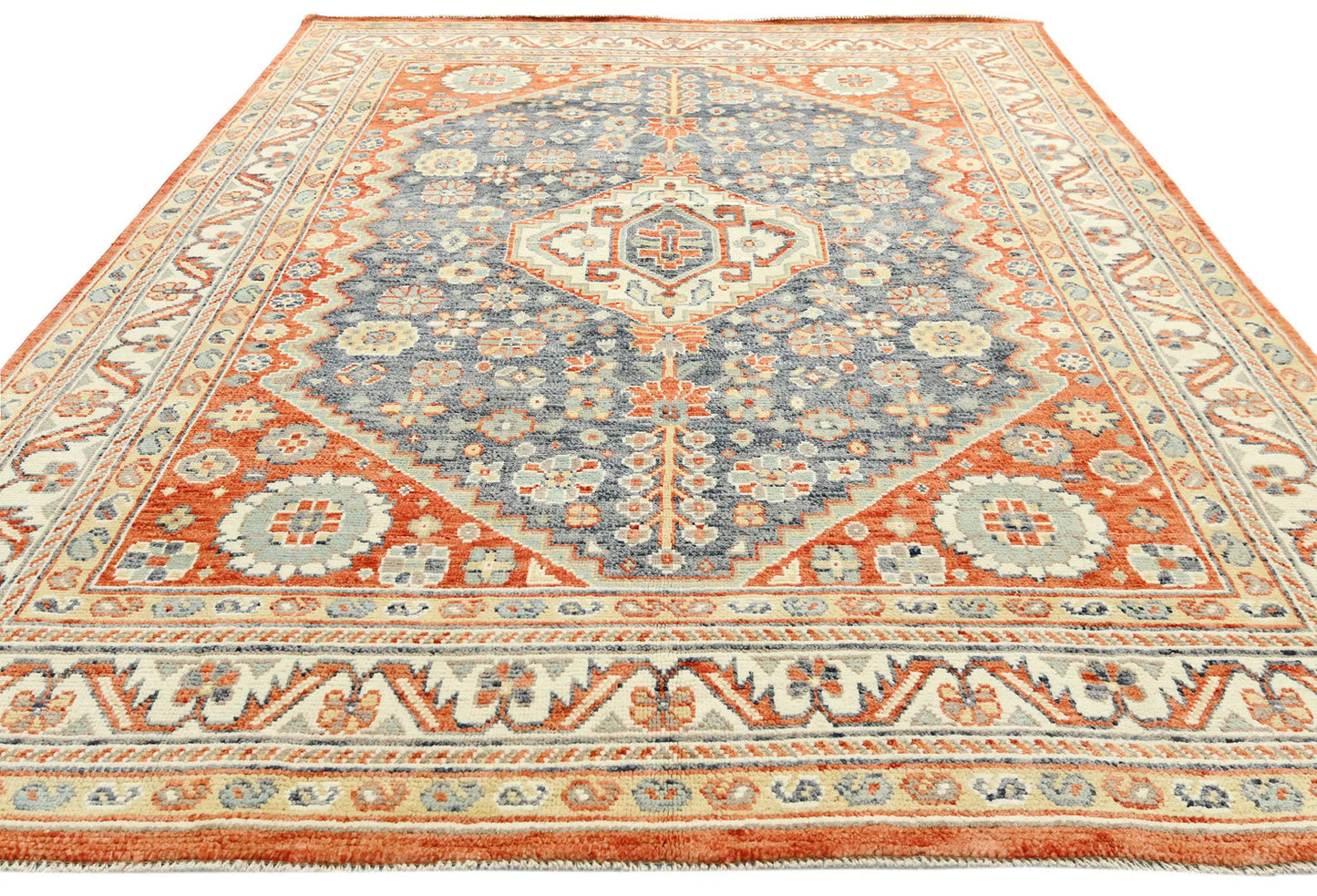 8X10 ft Rare Oushak Oriental Rug Floral