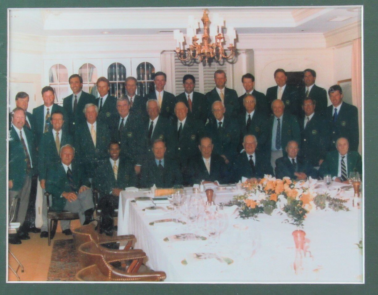 Masters Champions Multi Autographed 14 Cut Cards