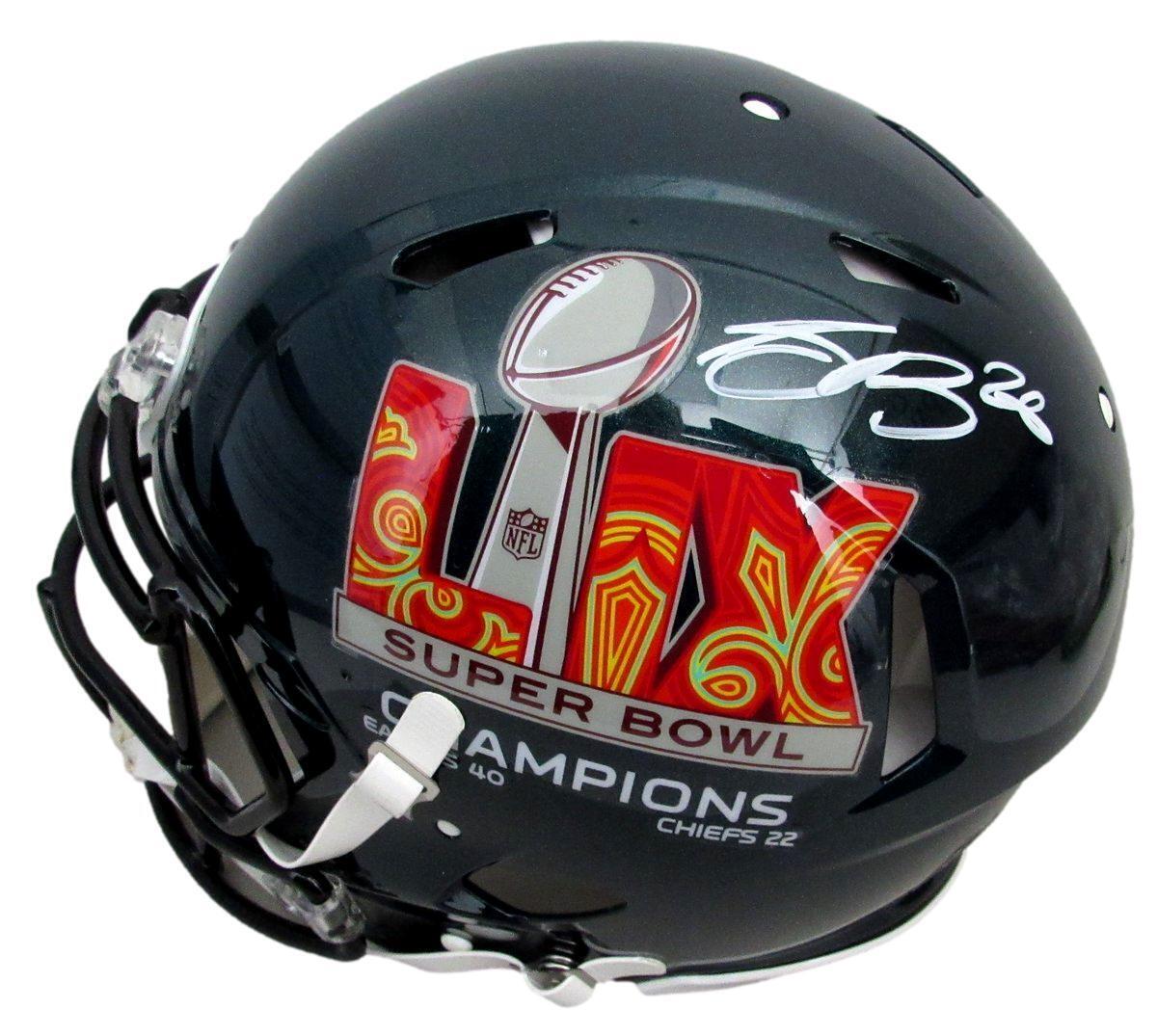 Saquon Barkley Signed Sb Lix Champs Full Size