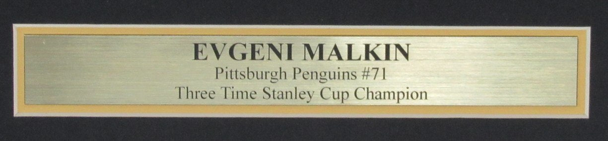 Evgeni Malkin Autographed 11X14 Photo Penguins