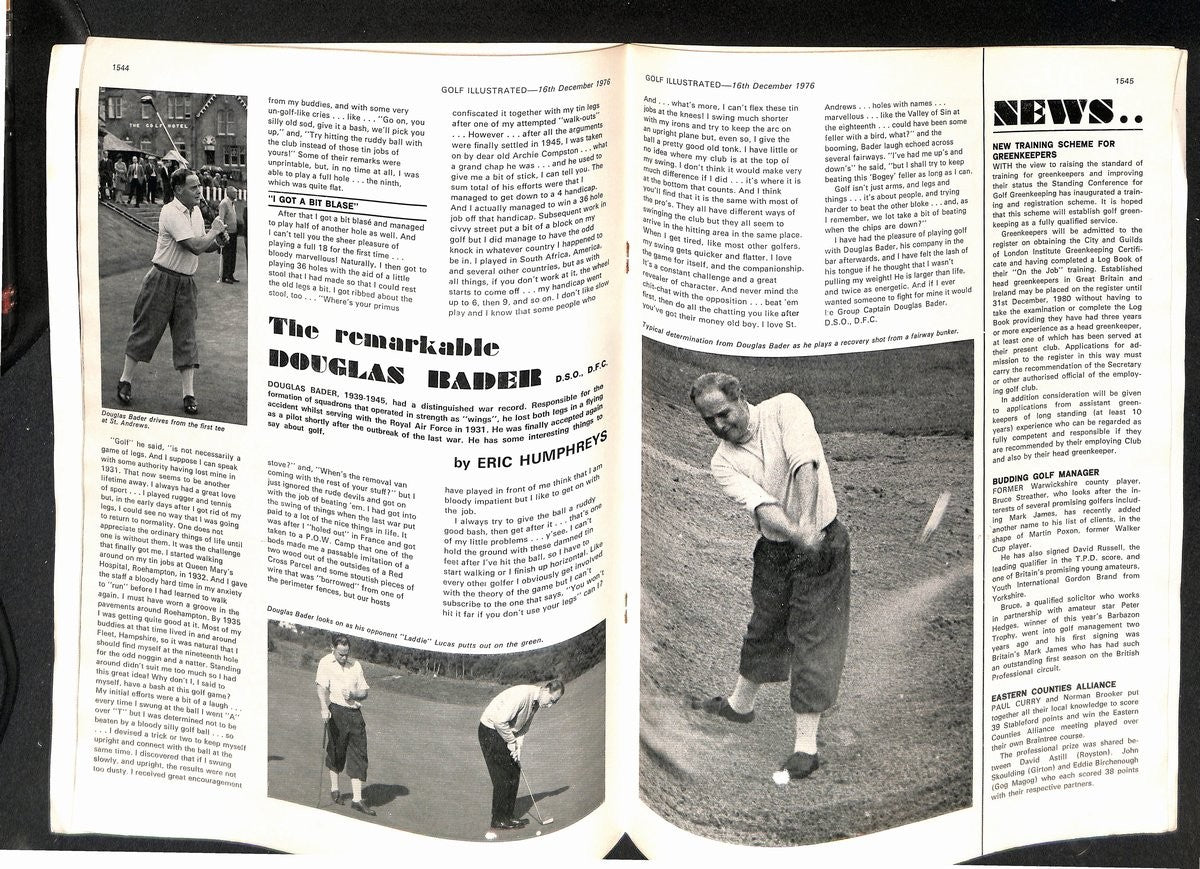 Jack Nicklaus Autographed 12/16/1976 British Golf Illustrated Magazine Jsa 94941