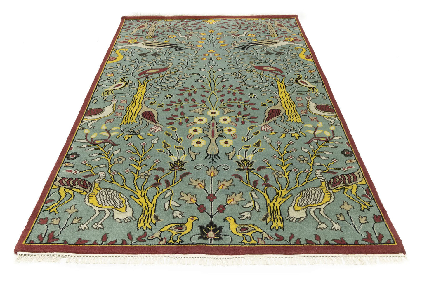 Handmade Chobi Oriental Rug 6X9 Ft Pictorial