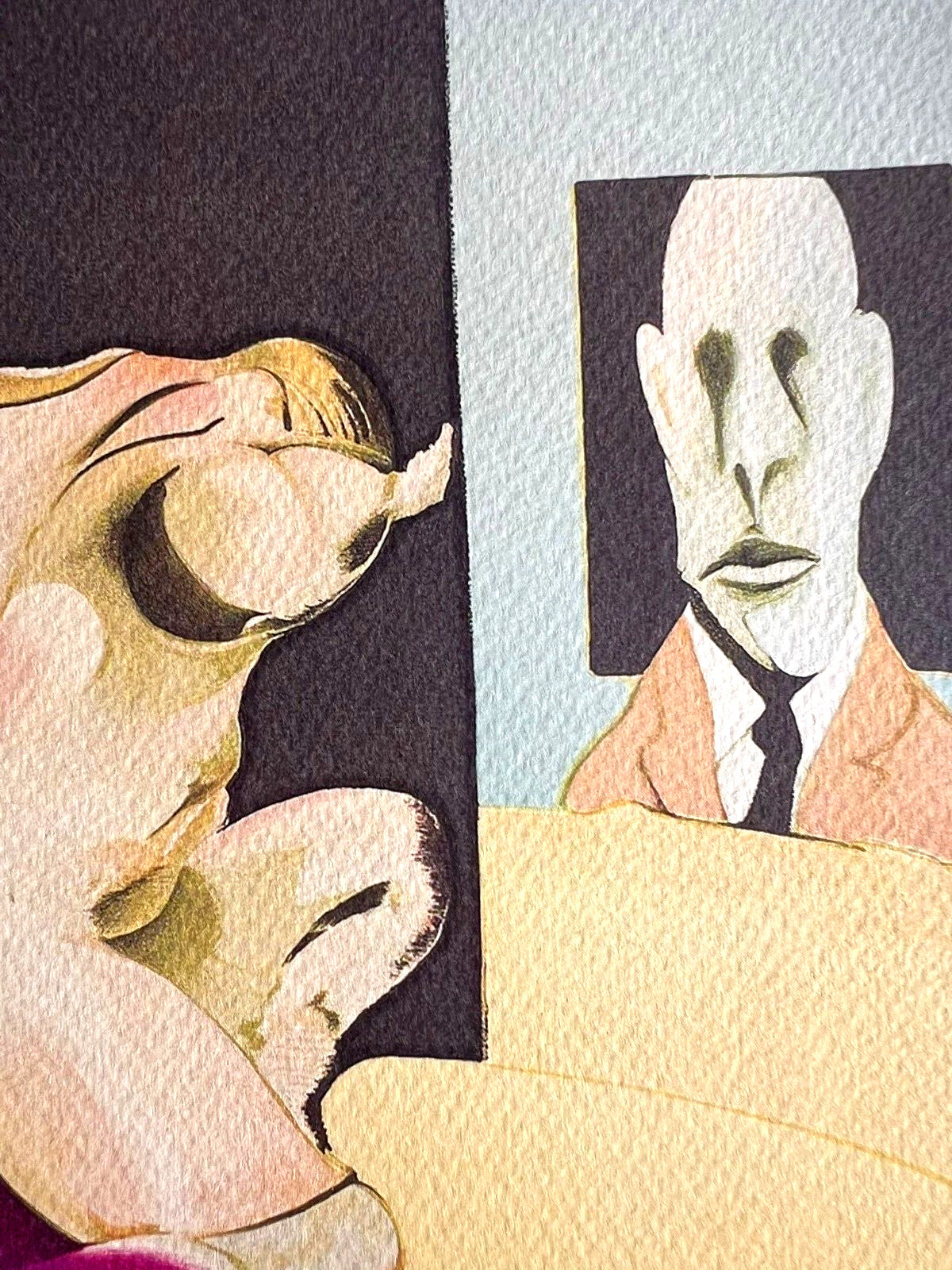 Francis Bacon Lithograph Coa Signed In Pen