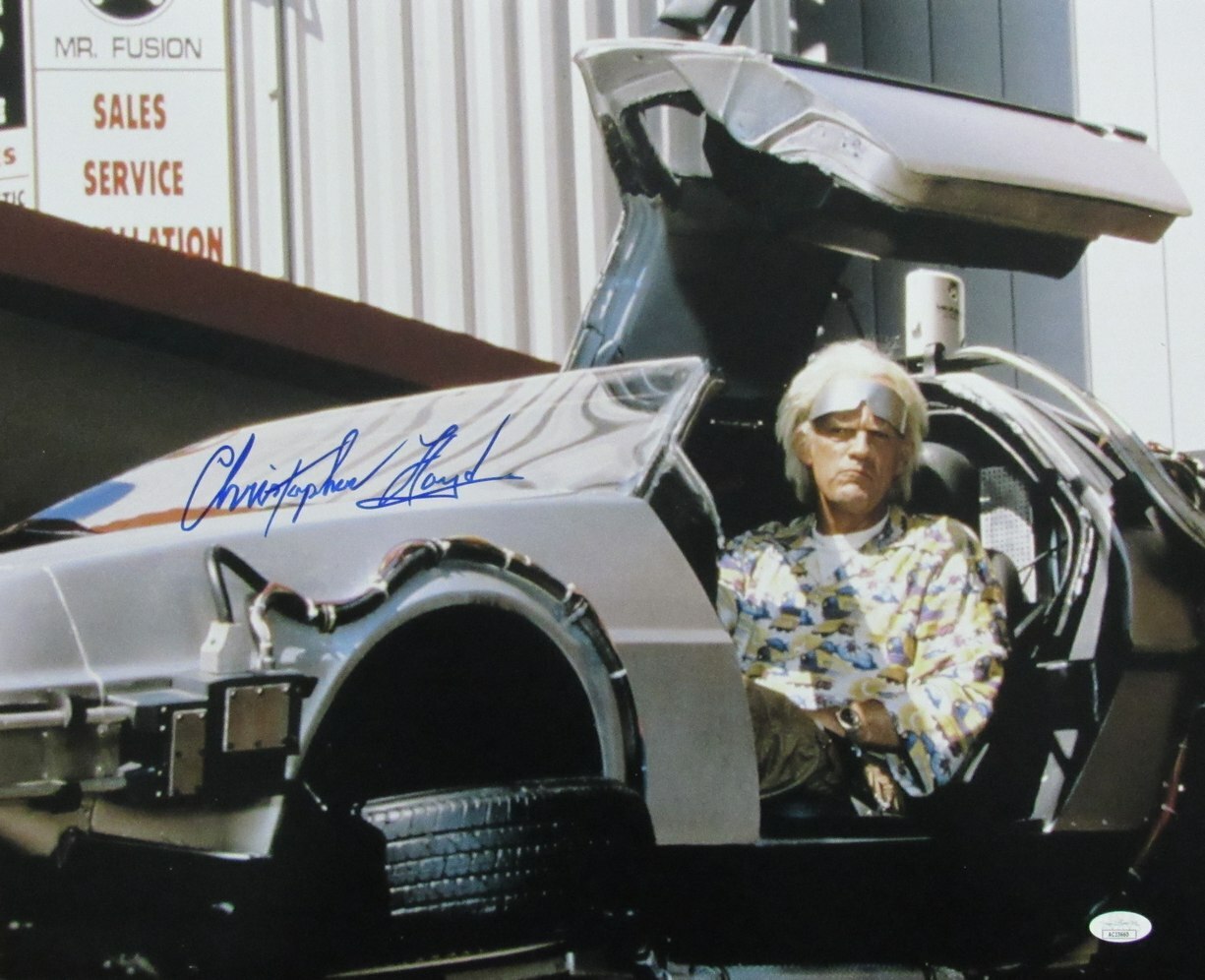 Christopher Lloyd Autographed 16X20 Photo Back To