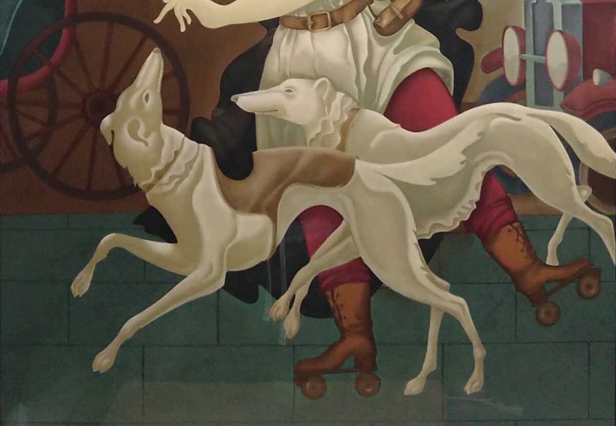 Janet And Emmanuel Snitkovsky " Fifthave "Original Silkscreen Ukrainian Art