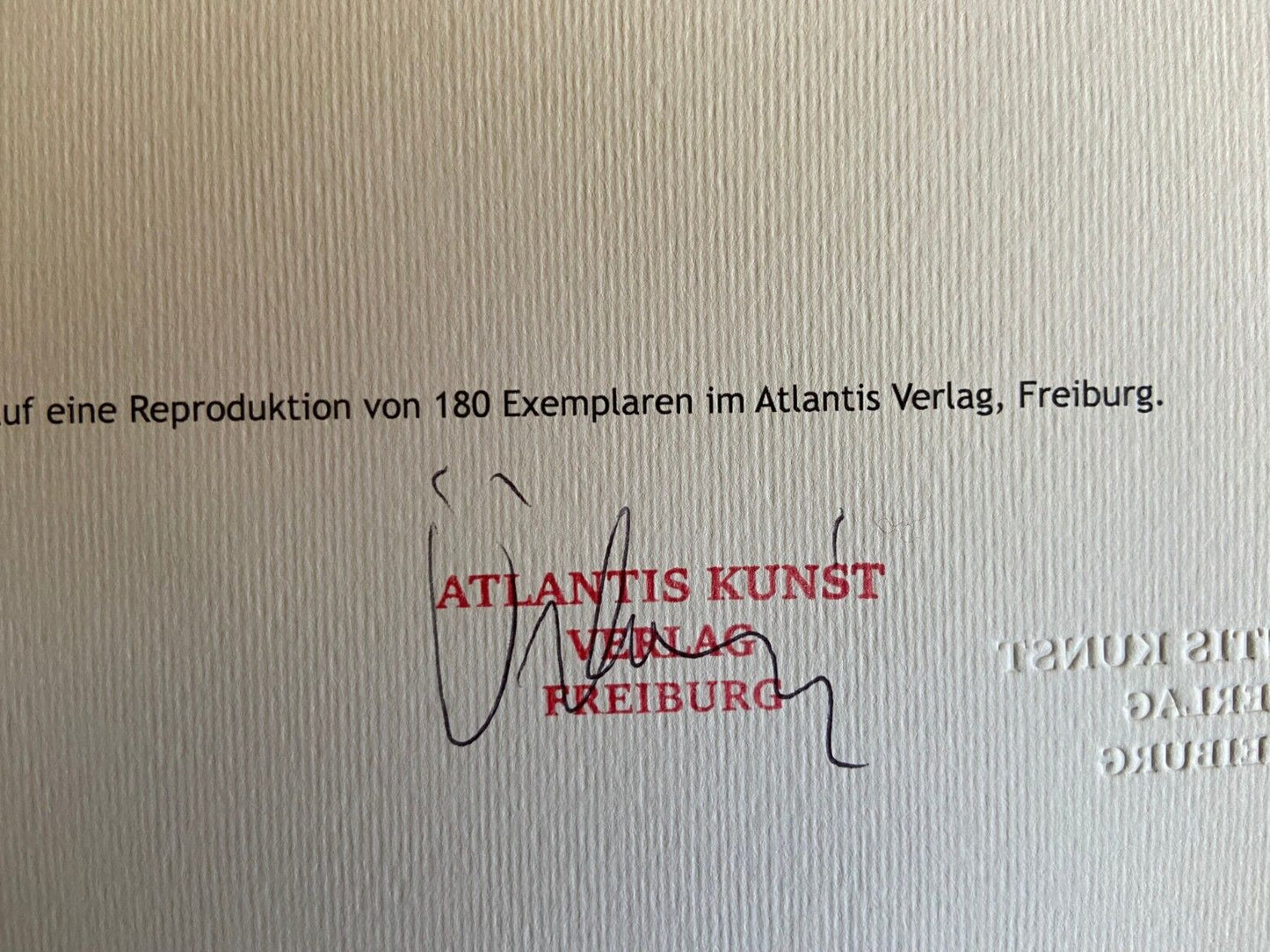 Alberto Giacometti Lithograph Coa Numbered Stamped