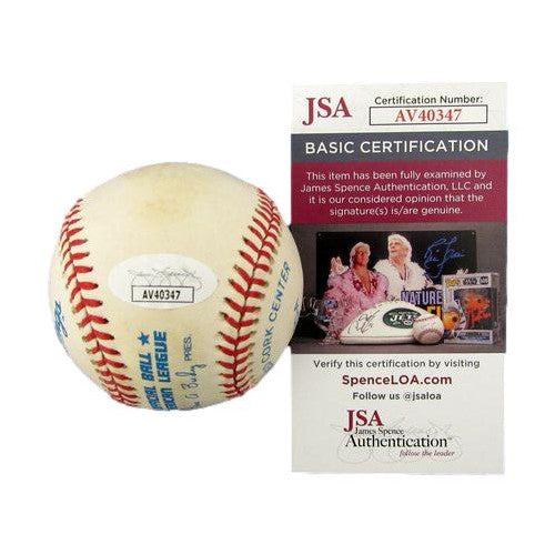 Carroll William Hardy Signed/Inscribed Oal Baseball Boston Red Sox Jsa 188483