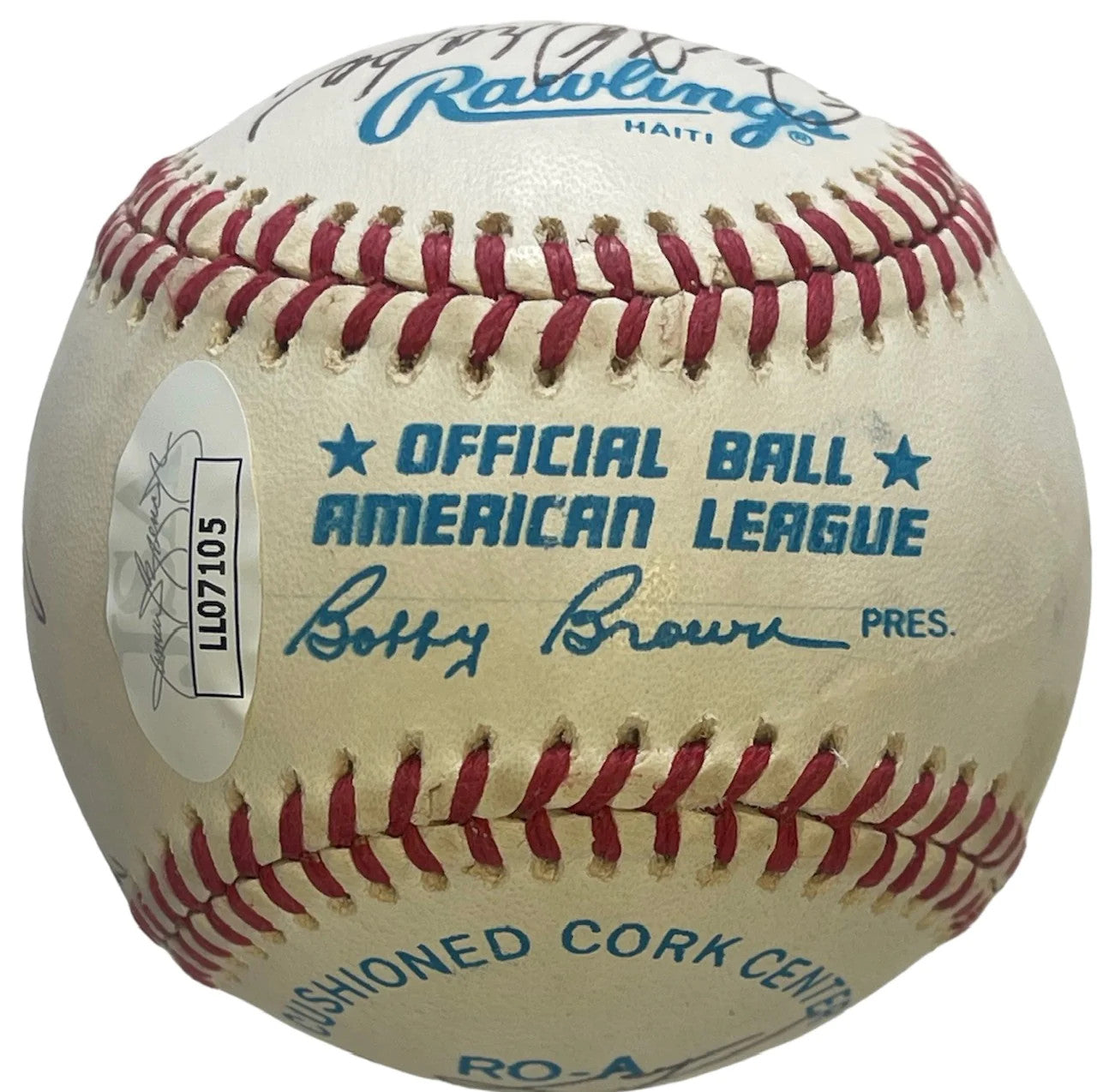 Bob Feller & Others Signed American League Baseball (Jsa)