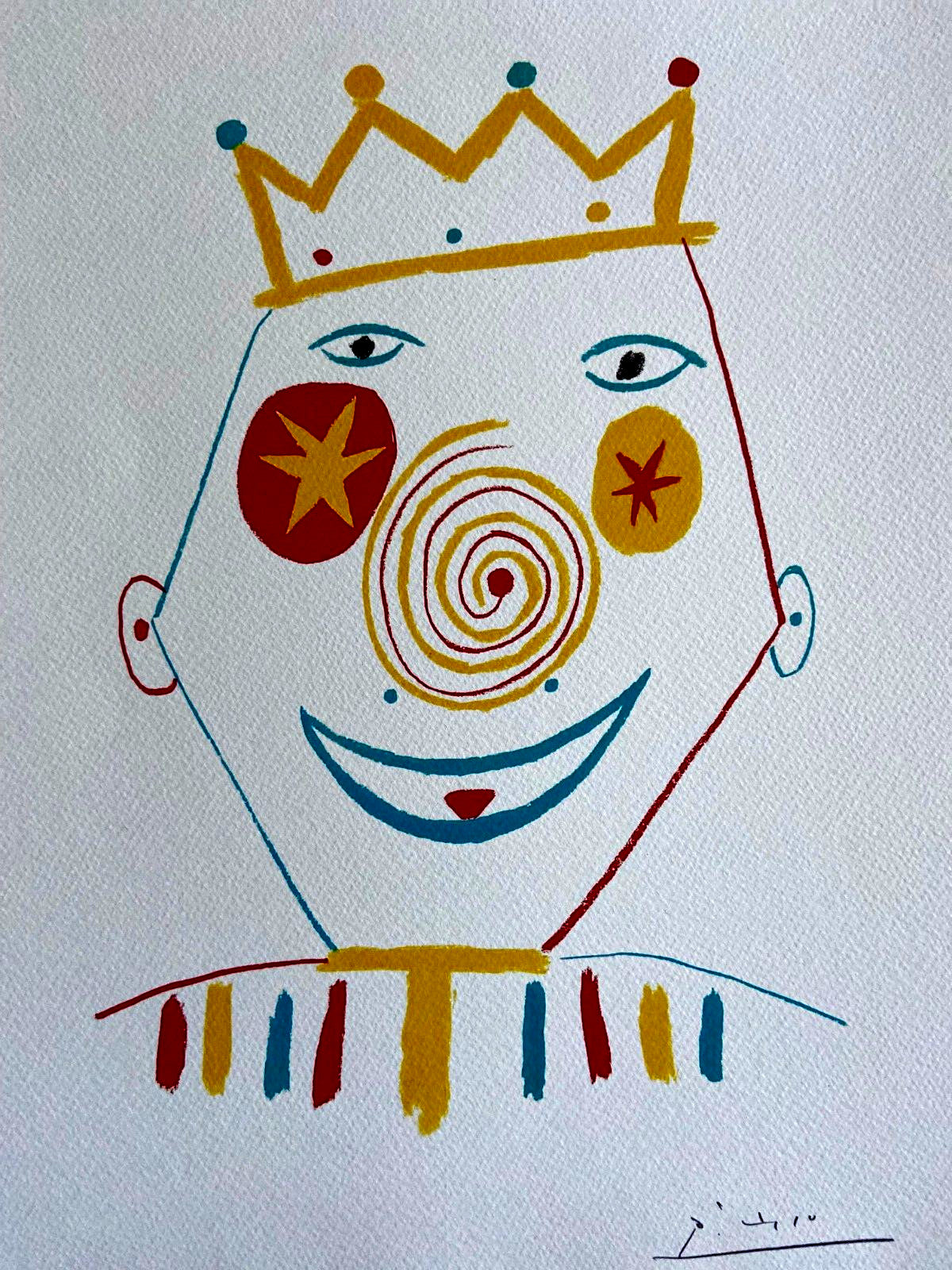 Pablo Picasso Lithograph Coa Published Signed Op