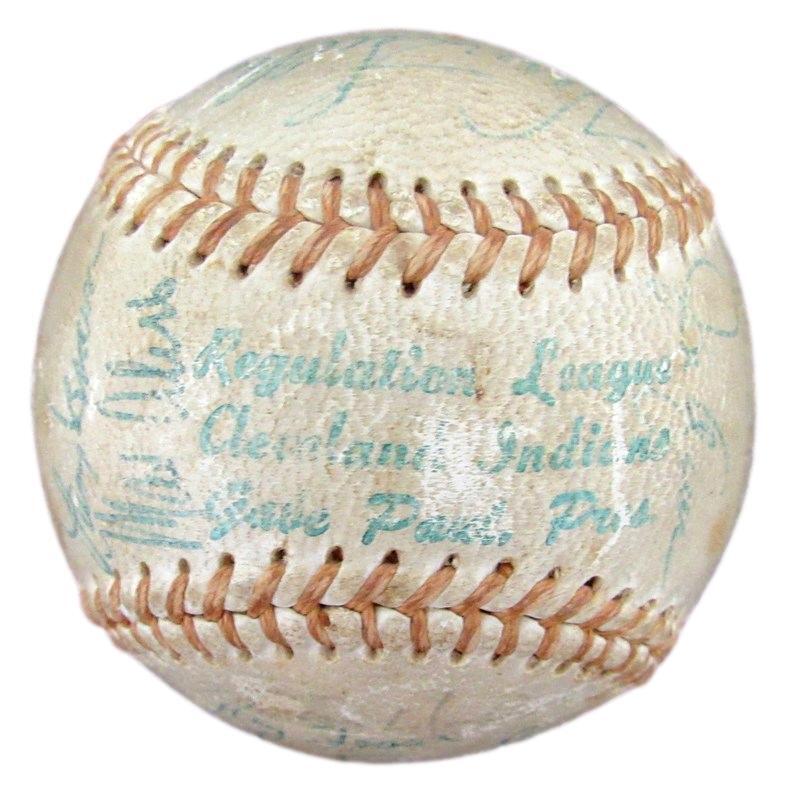 1968 Cleveland Indians Team Autographed (21