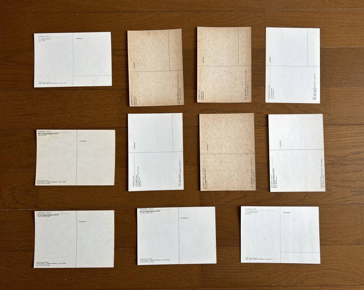 Joseph Beuys Postkarten (Postcards) 1968-1974