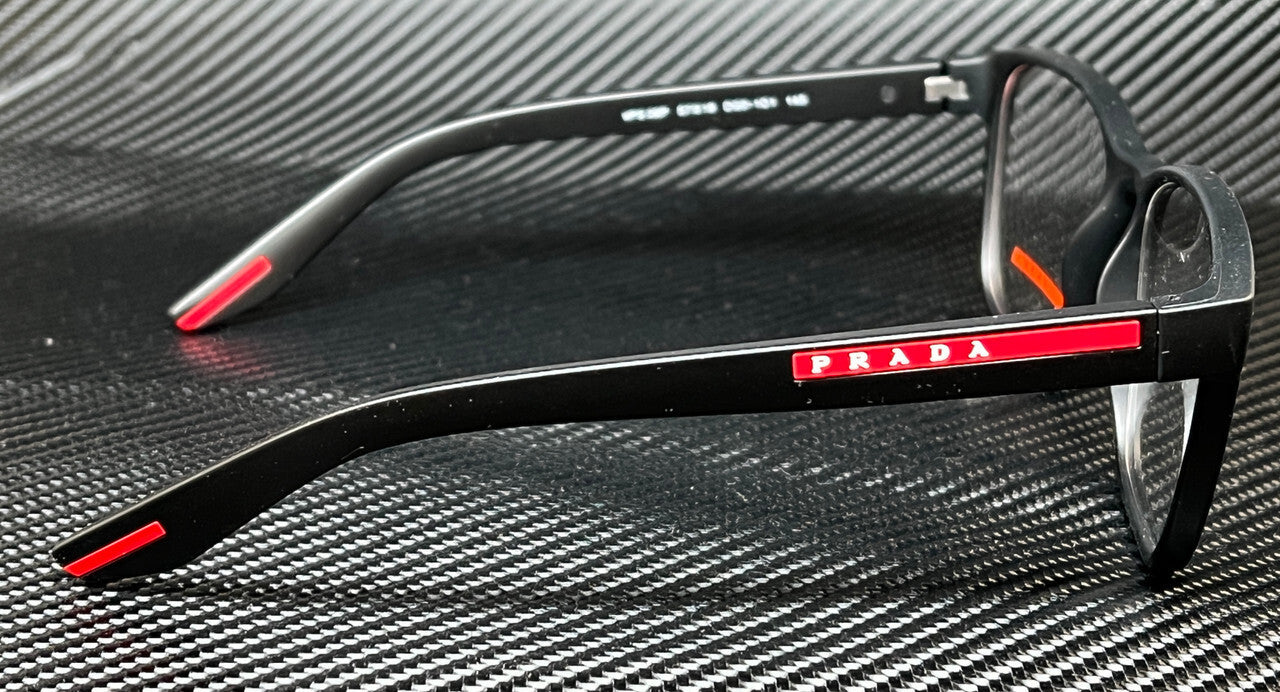 PRADA LINEA ROSSA PS 06PV DG01O1 Black Rubber