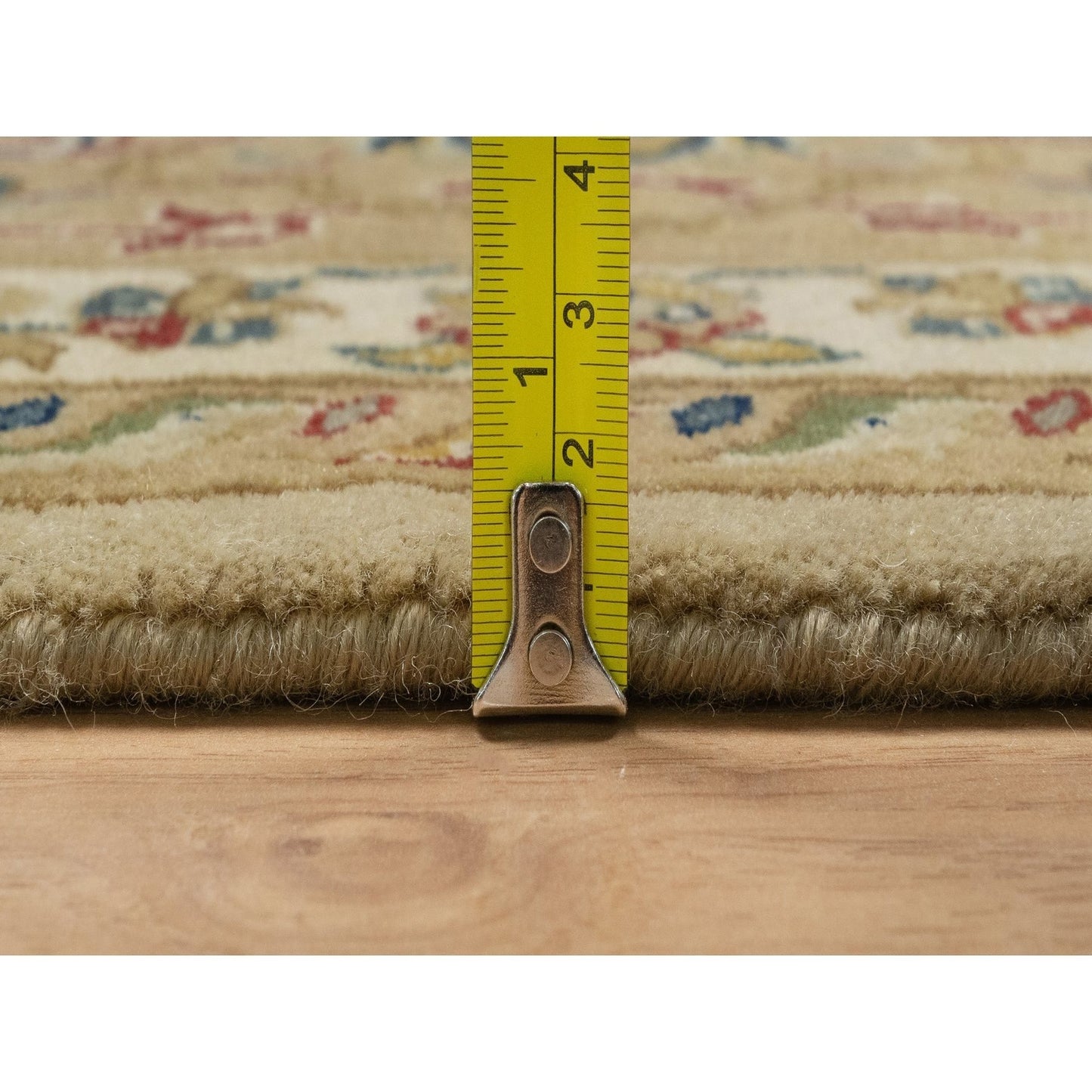 8'X10' Brown Kishoon Design 300 Kpsi New Zealand Wool Hand Knotted Rug