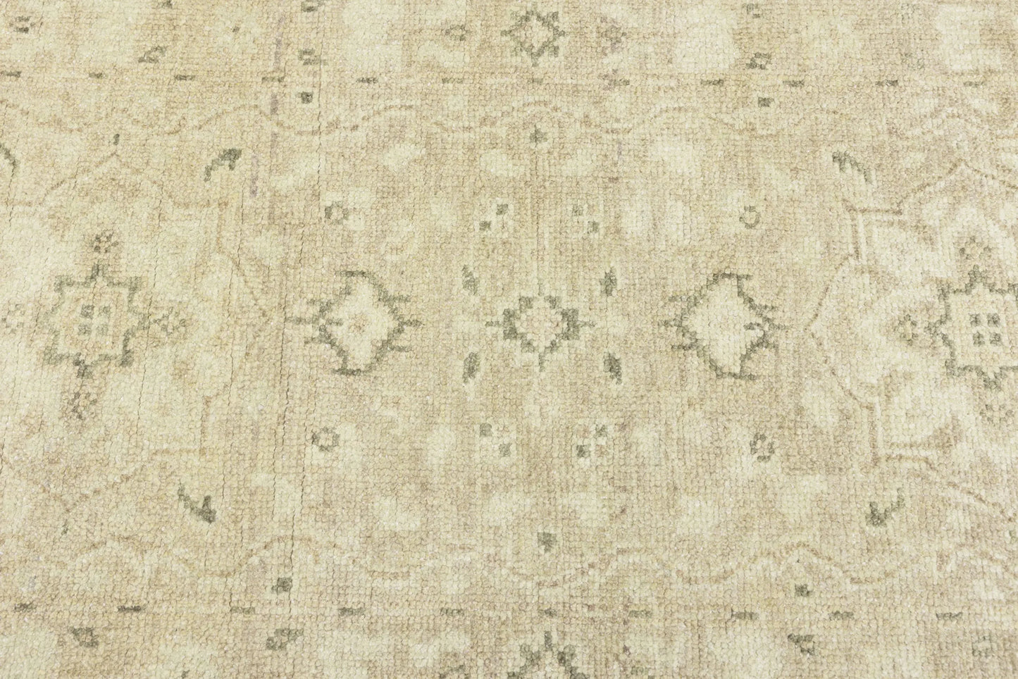 Transitional Oriental Runner Rug Muted Floral