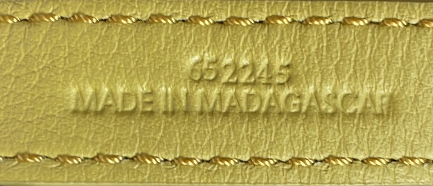 Loewe Bunny Drawststring Bucket Bag Raffia Small