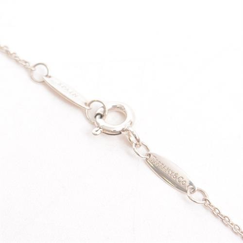 Tiffany & Co. By The Yard Diamond Necklace 0.10Ct Sv925 Silver