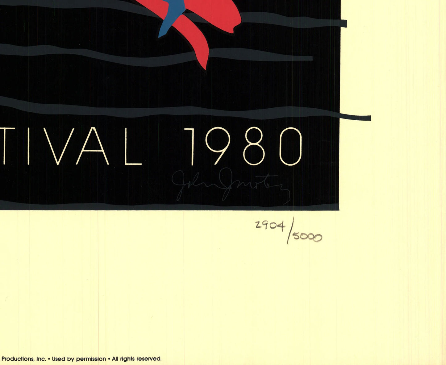 John Martinez Newport Jazz Festival " Serigraph Contemporar