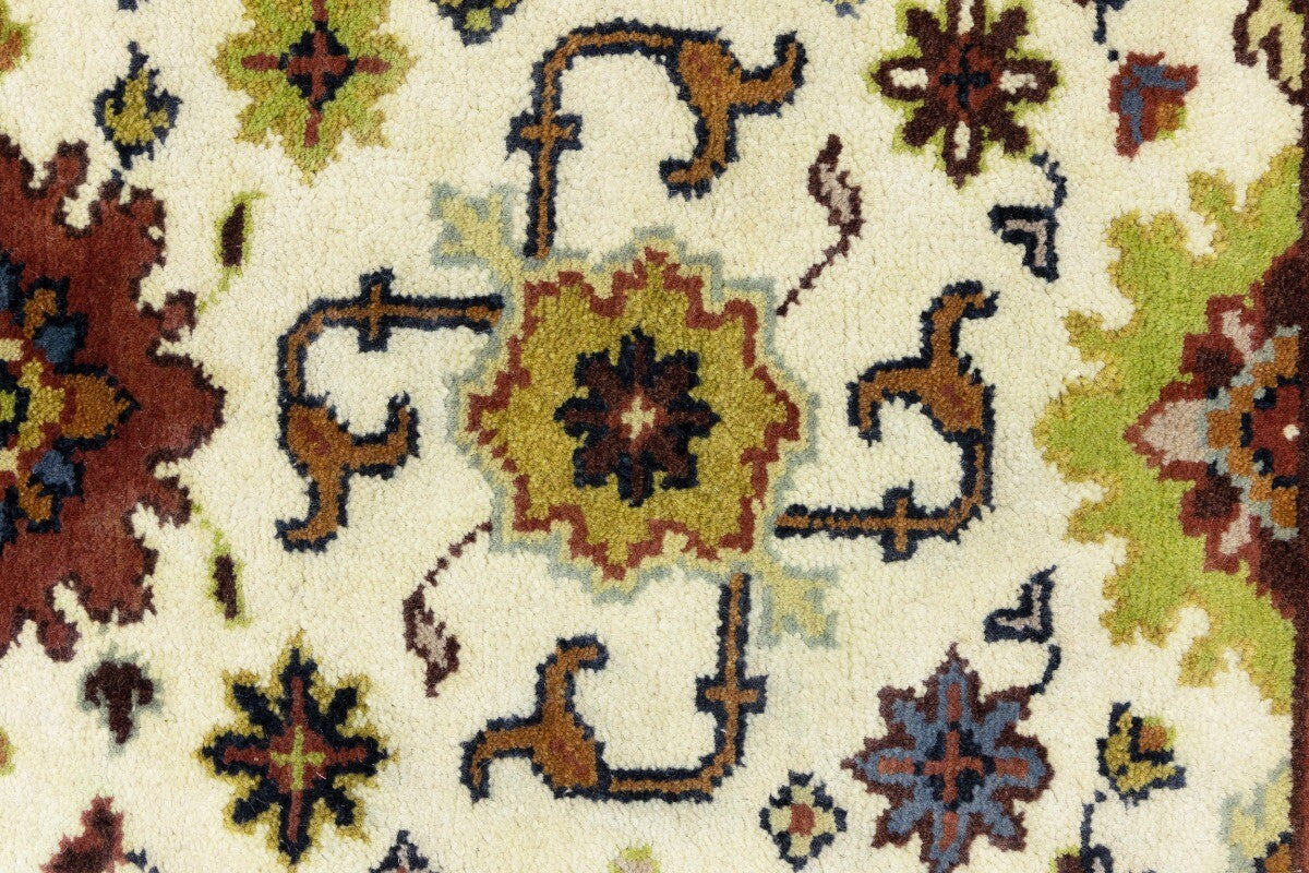 Handmade Floral Design Chobi Rug Wool Oriental