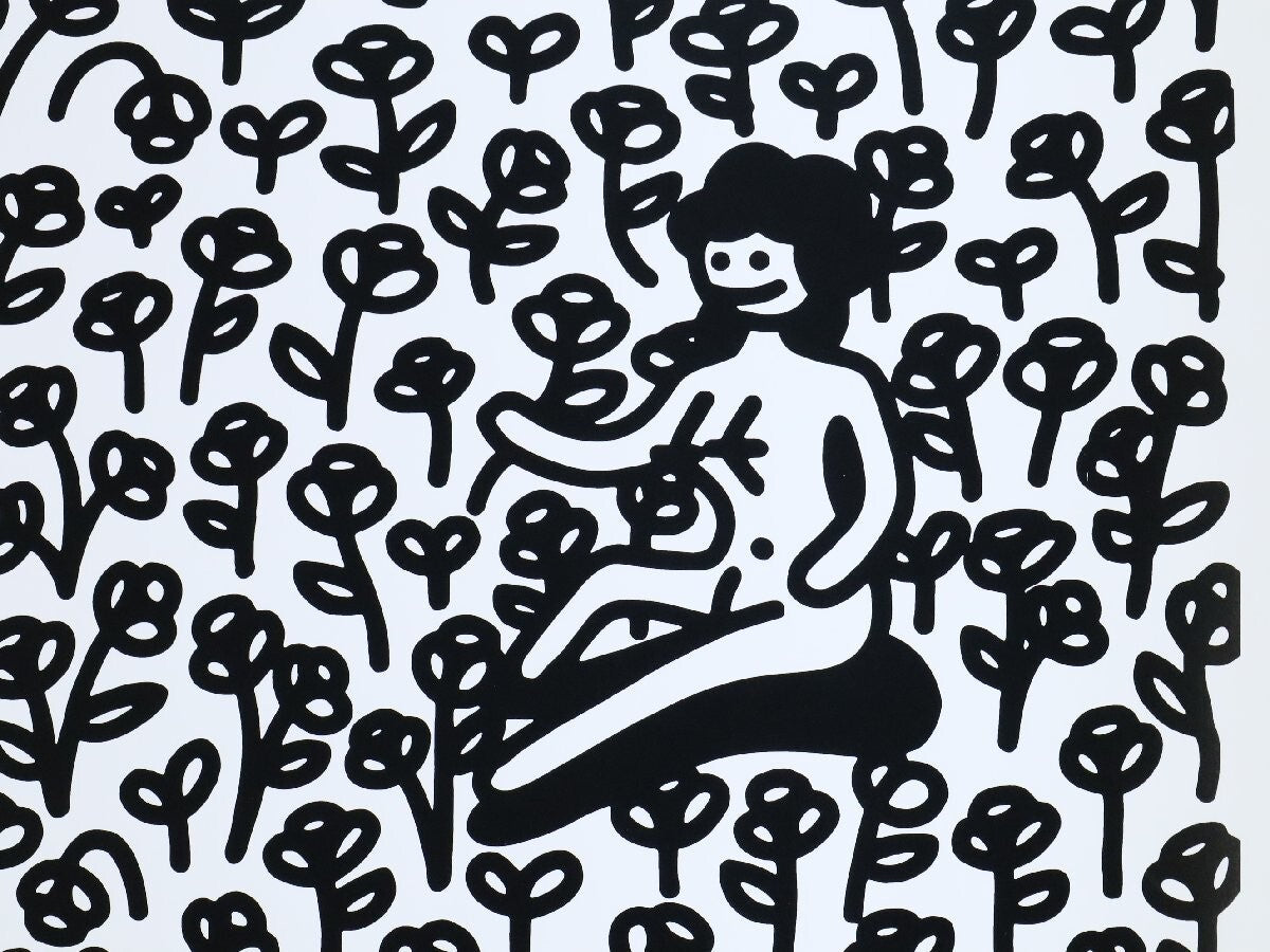 Yok Rotten Flowers 2021 Silkscreen Art Print On Mohawk Supreme Paper