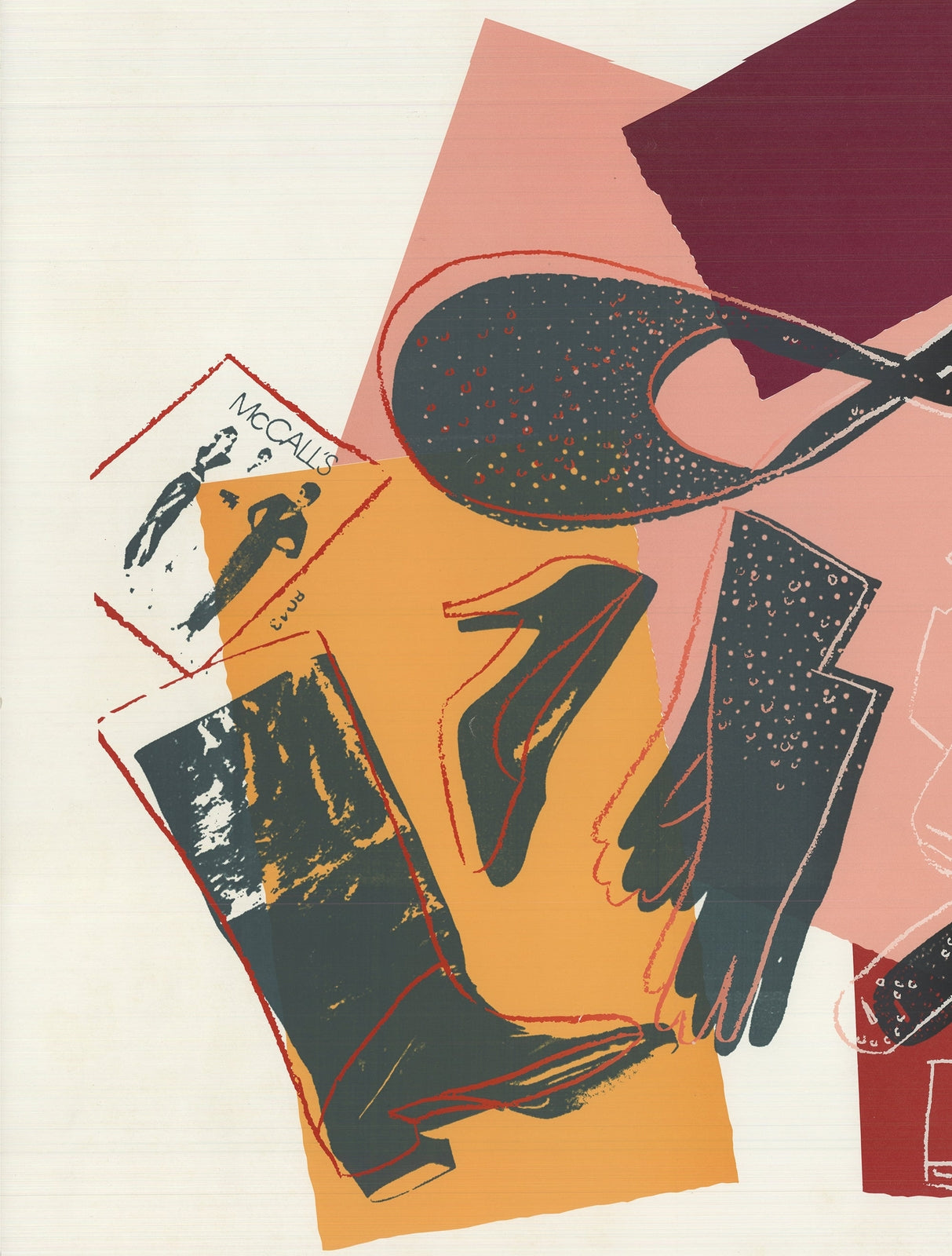 Andy Warhol Halston Advertising Campaign Poster " Serigraph Po