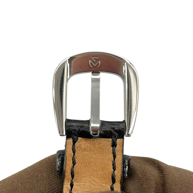 Franck Muller Tonneau Curvex 1752Bqz Silver Ss/Leather Strap Quartz