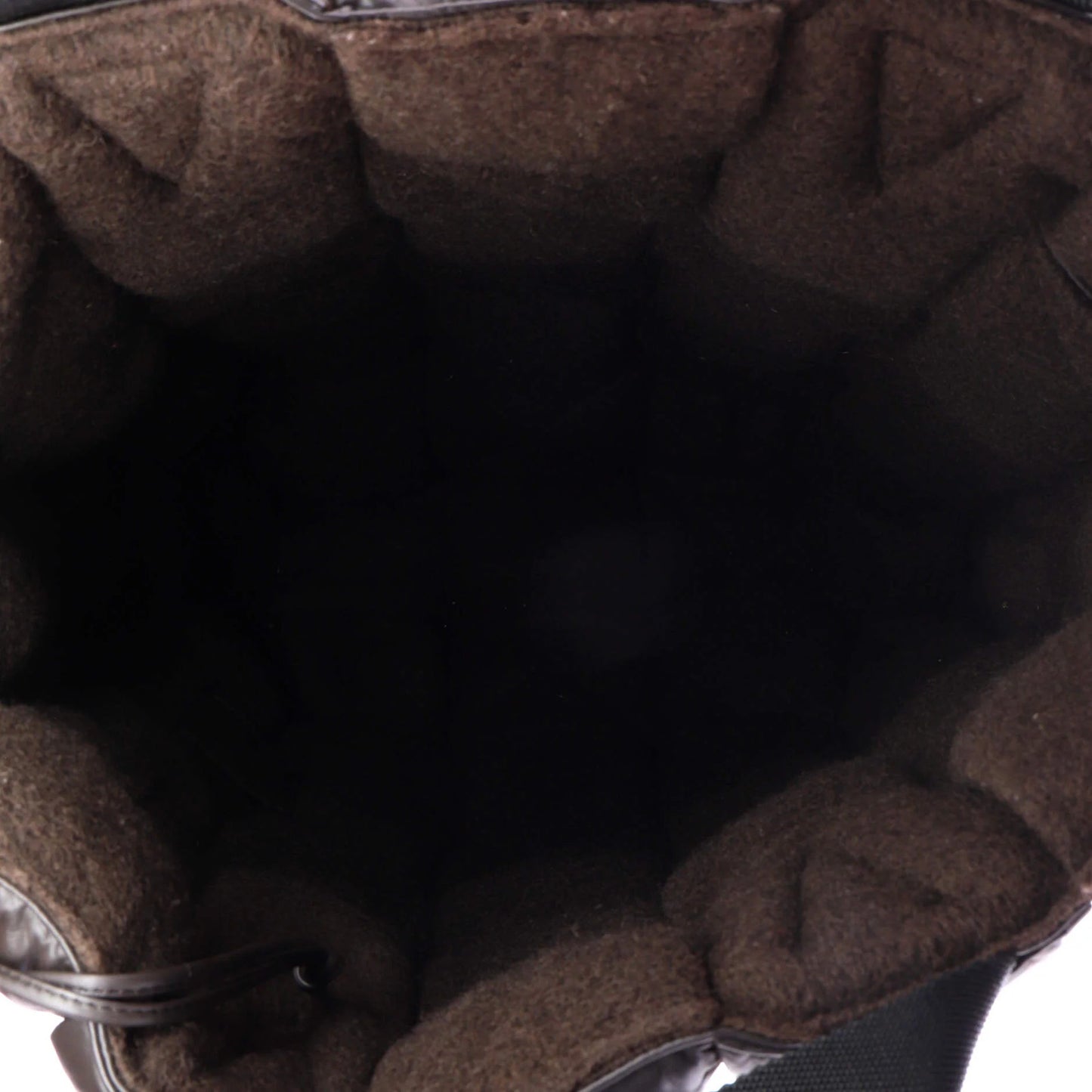 Bottega Veneta Padded Tote Maxi Intrecciato Leather With Wool Large