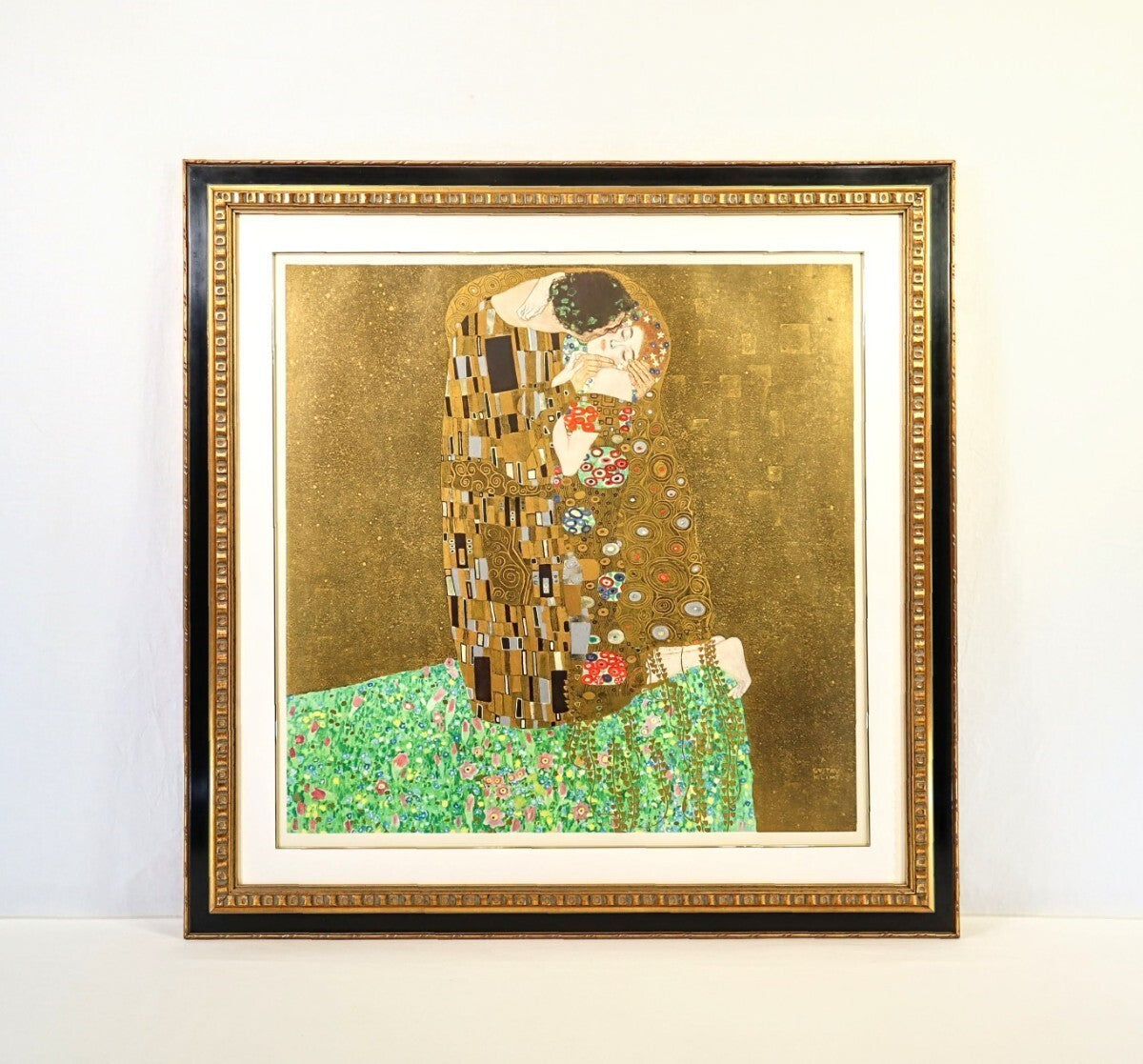 Gustav Klimt The Kiss Large Offset Print -24.8" Verlag Galerie Welz Austria
