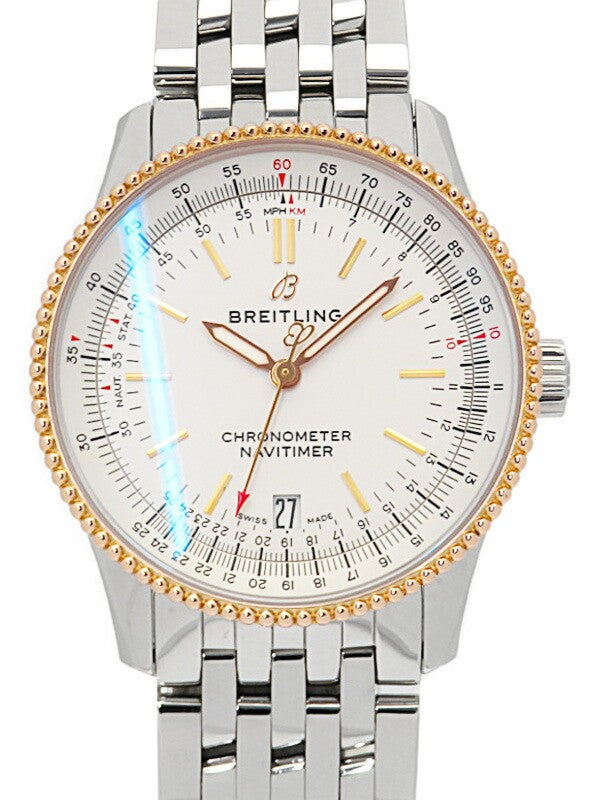 Breitling Navitimer Automatic 38 U17325 Silver Men'S Used Watch #71014