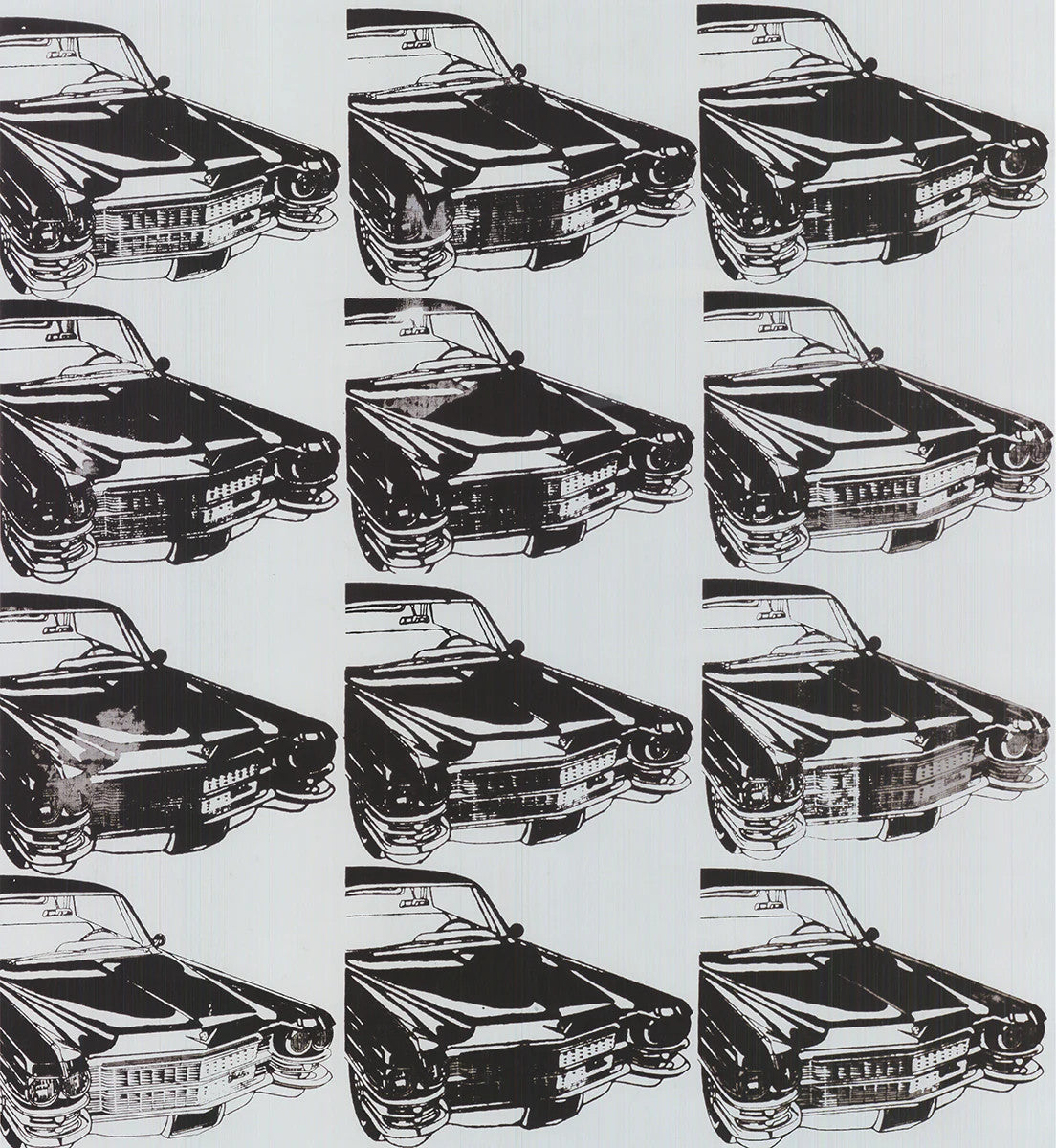 Andy Warhol Twelve Cars " Offset Lithograph Pop Art
