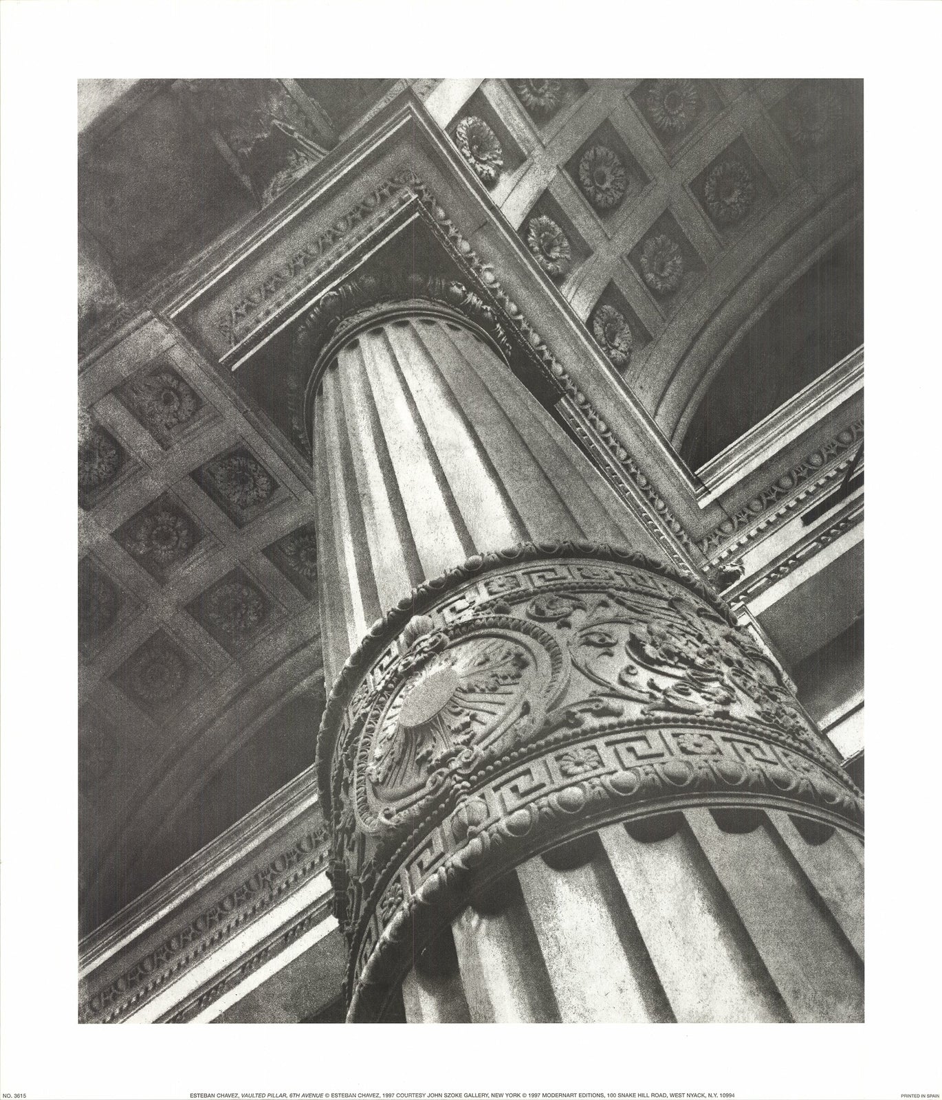 Esteban Chavez Vaulted Pillar, 6Th Avenue " Offset Lithograph Photo