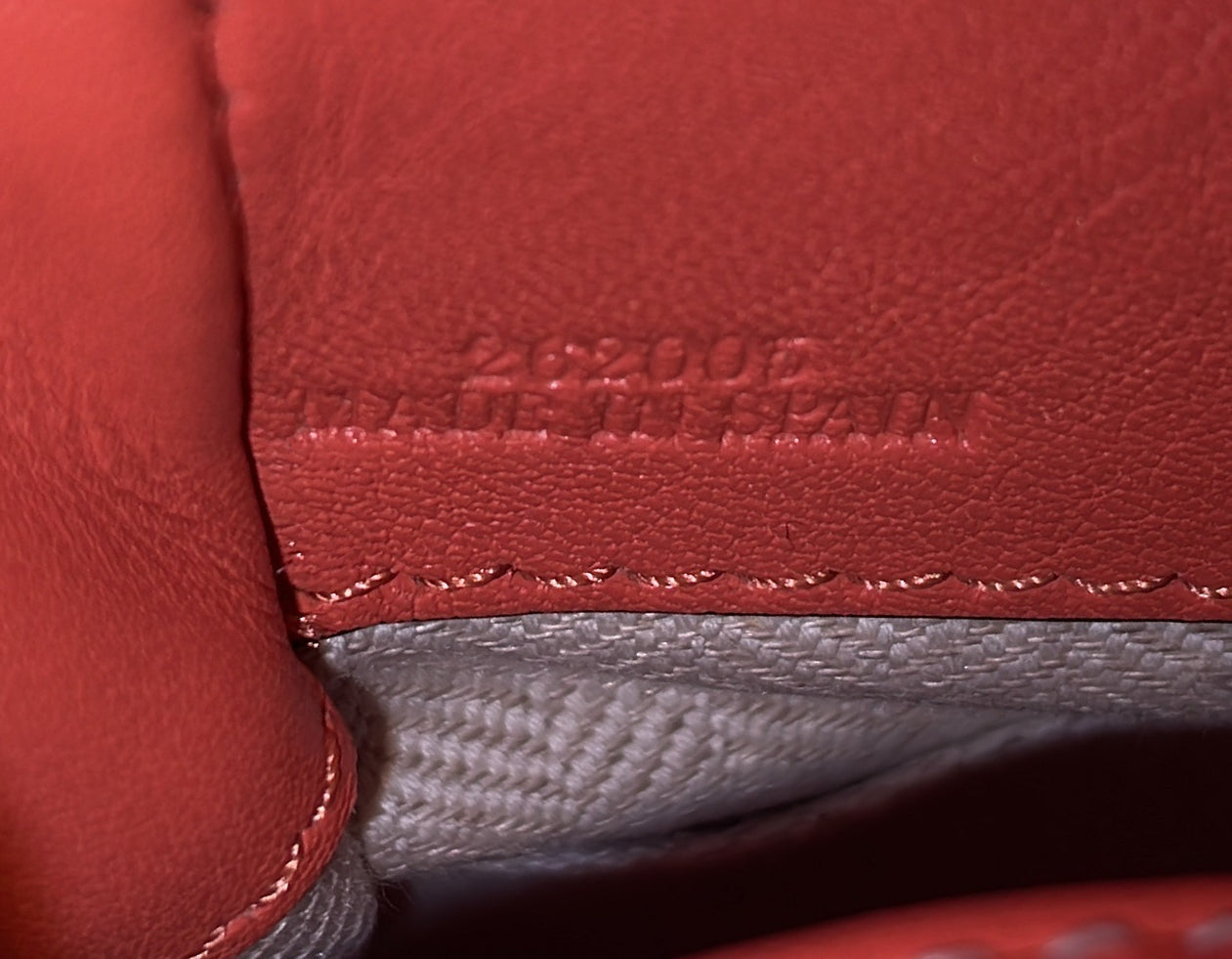 Loewe Hammock Bag Leather And Printed Canvas Mini