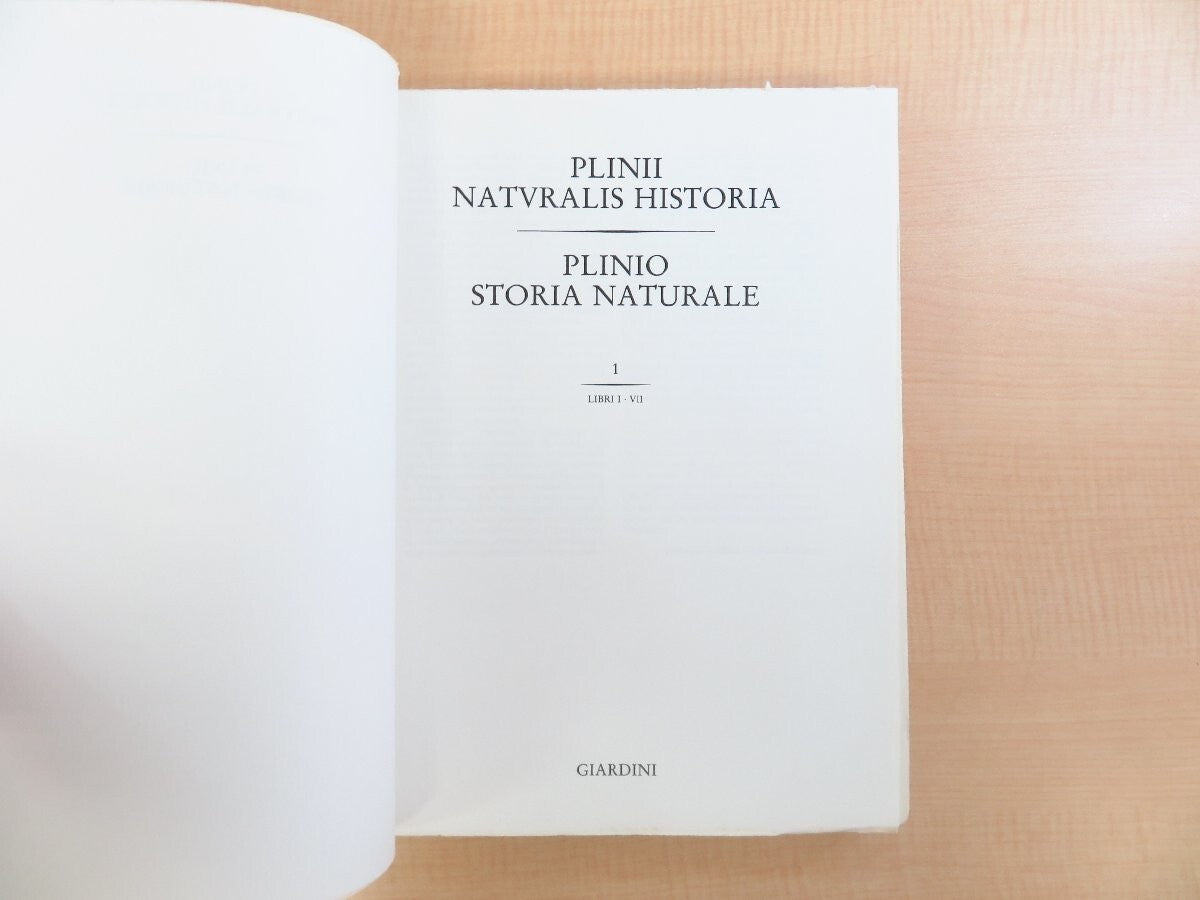Plinii Naturalis Historia - Plinio Storia