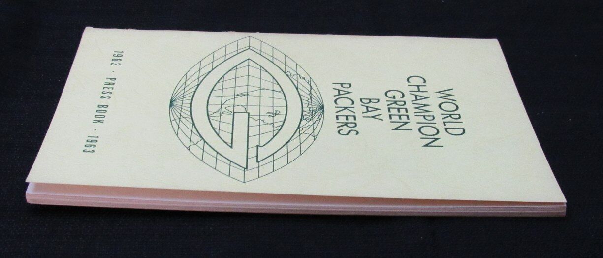 Vintage 1963 World Champion Green Bay Packers