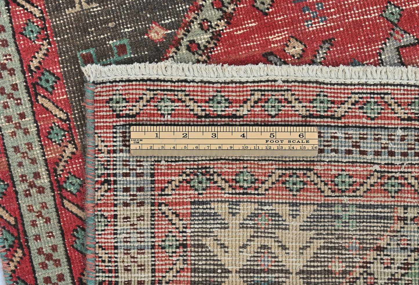 Vintage Oriental Runner Rug Tribal Farmho Hallway