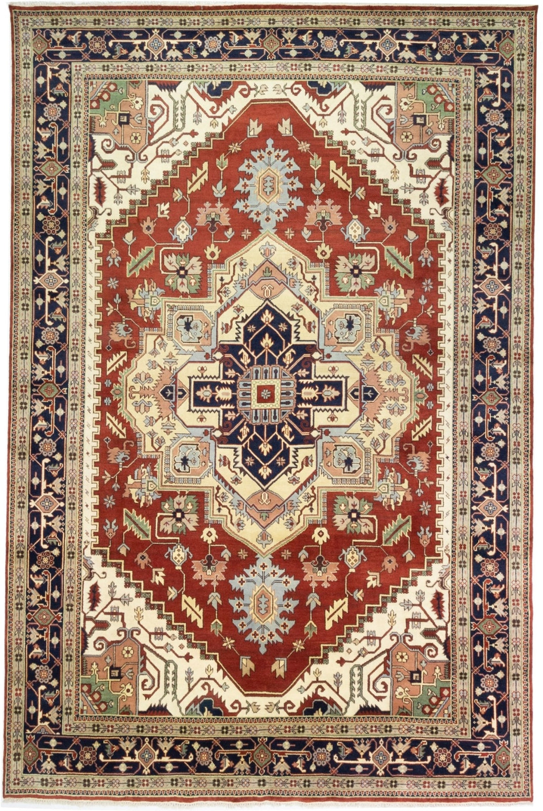 12X18 Ft Oversized Handmade Heriz Serapi Rug