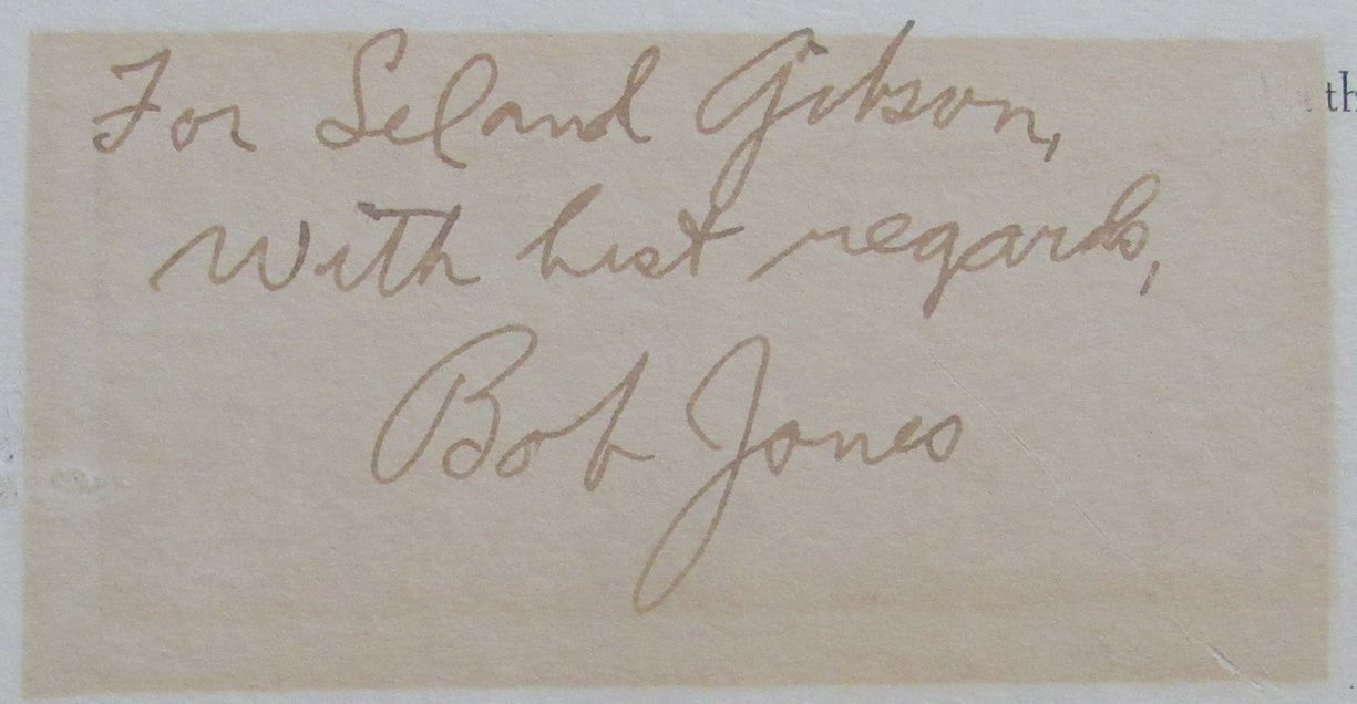 Bobby Jones Golf Pro Signed/Inscribed 26.5X23