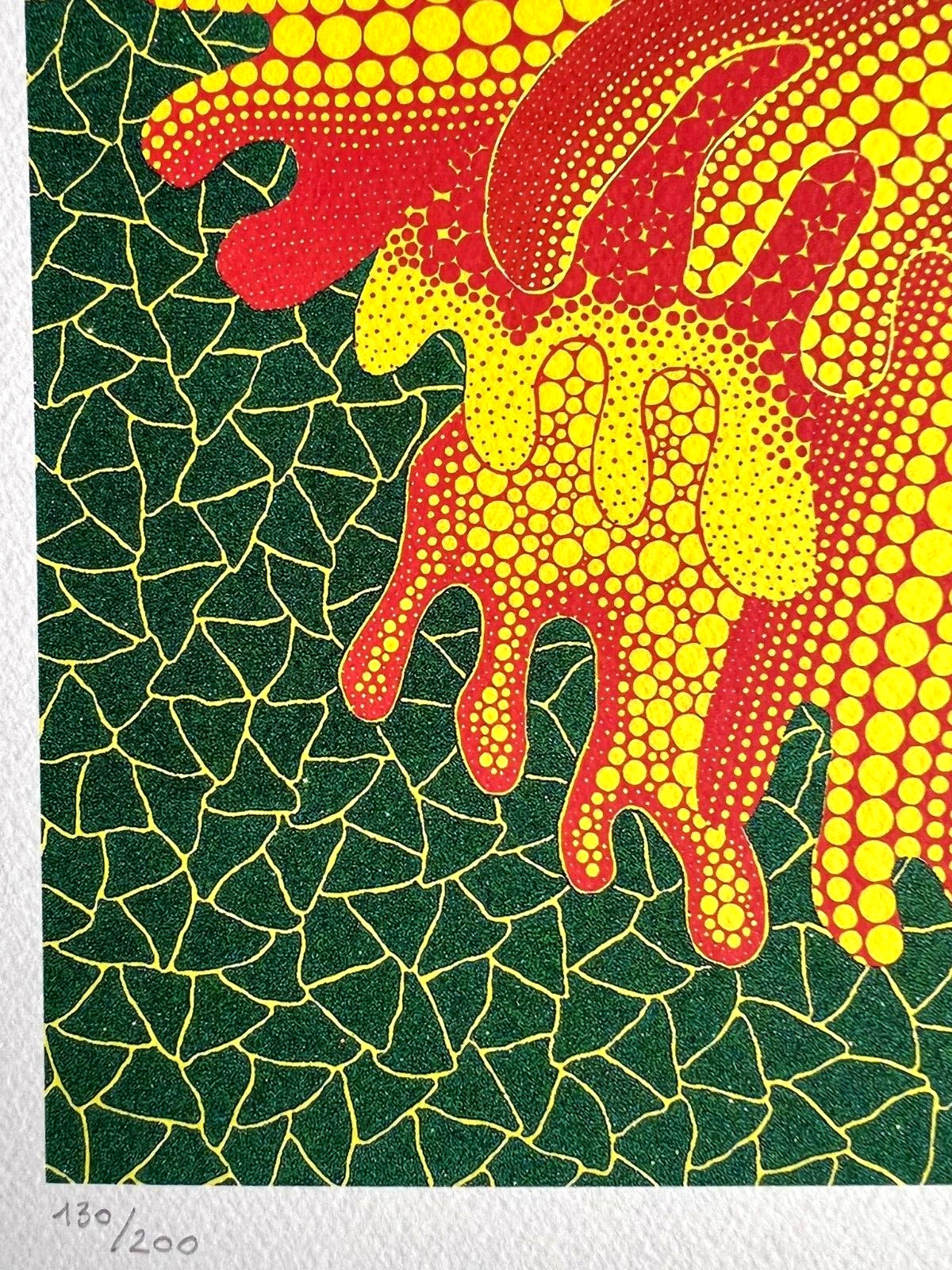 Yayoi Kusama Lithograph Mori Museum Coa Hand