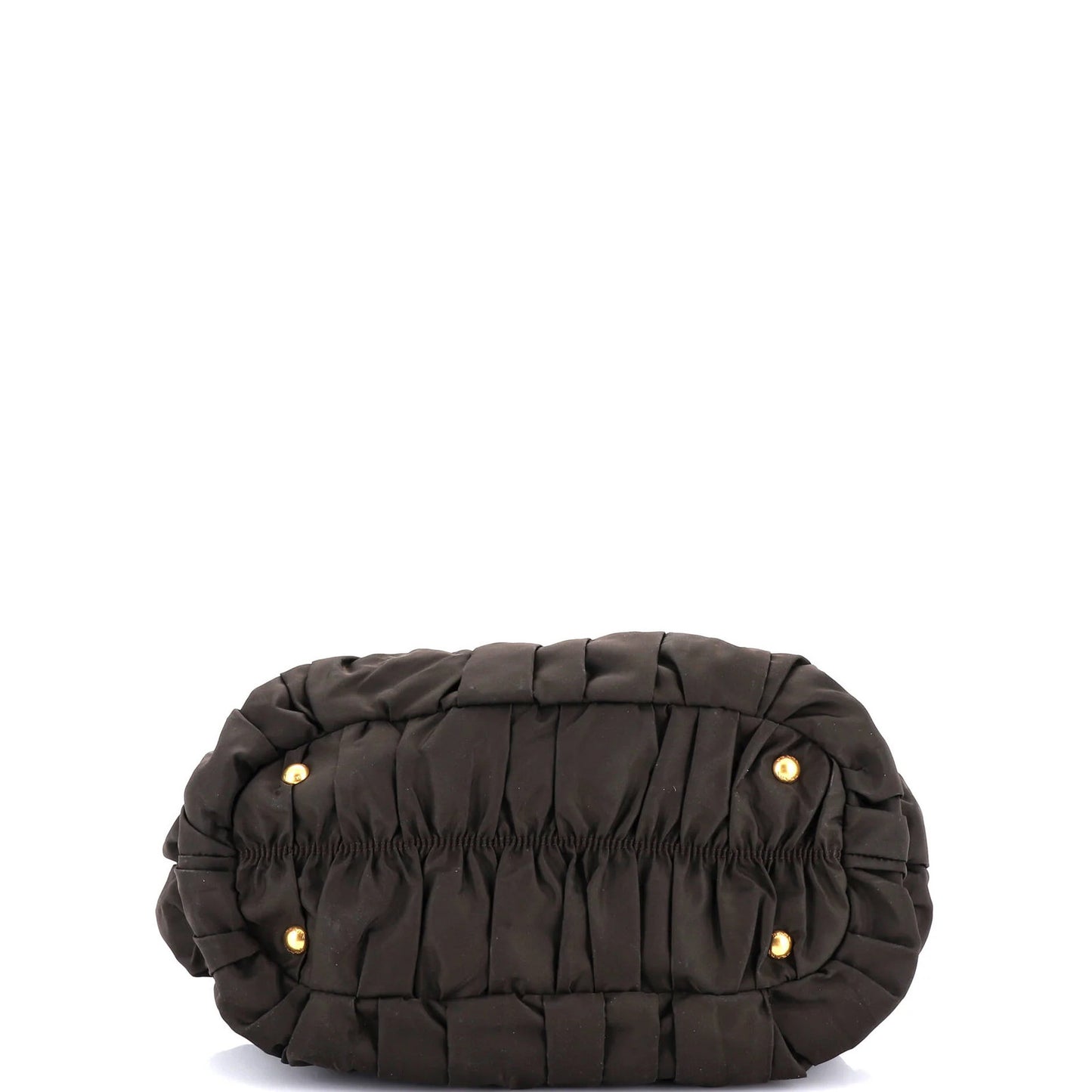 Prada Gaufre Convertible Tote Leather And Tessuto Large