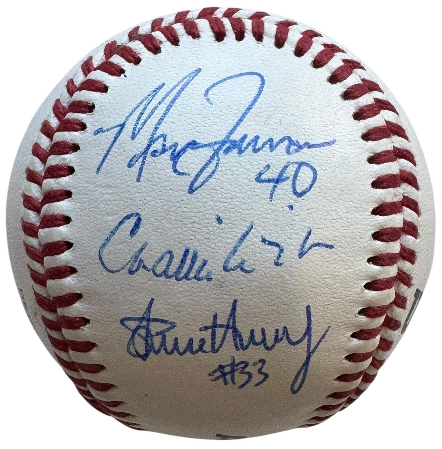 Atlanta Braves Multi Signed Autographed Wilson Baseball