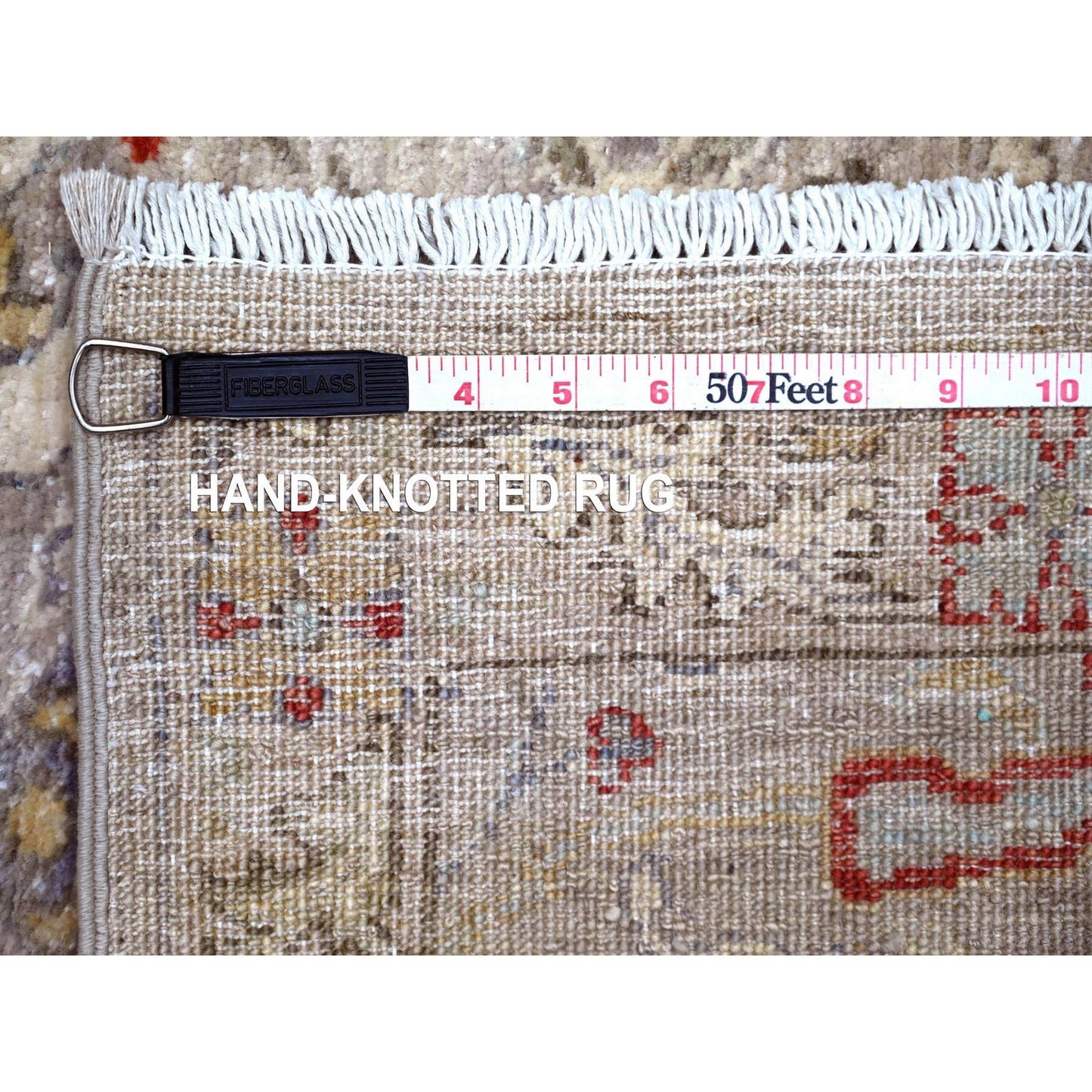 3'1"X13'9" Gray Fine Aryana Bidjar Garus Hand Knotted Oriental Rug