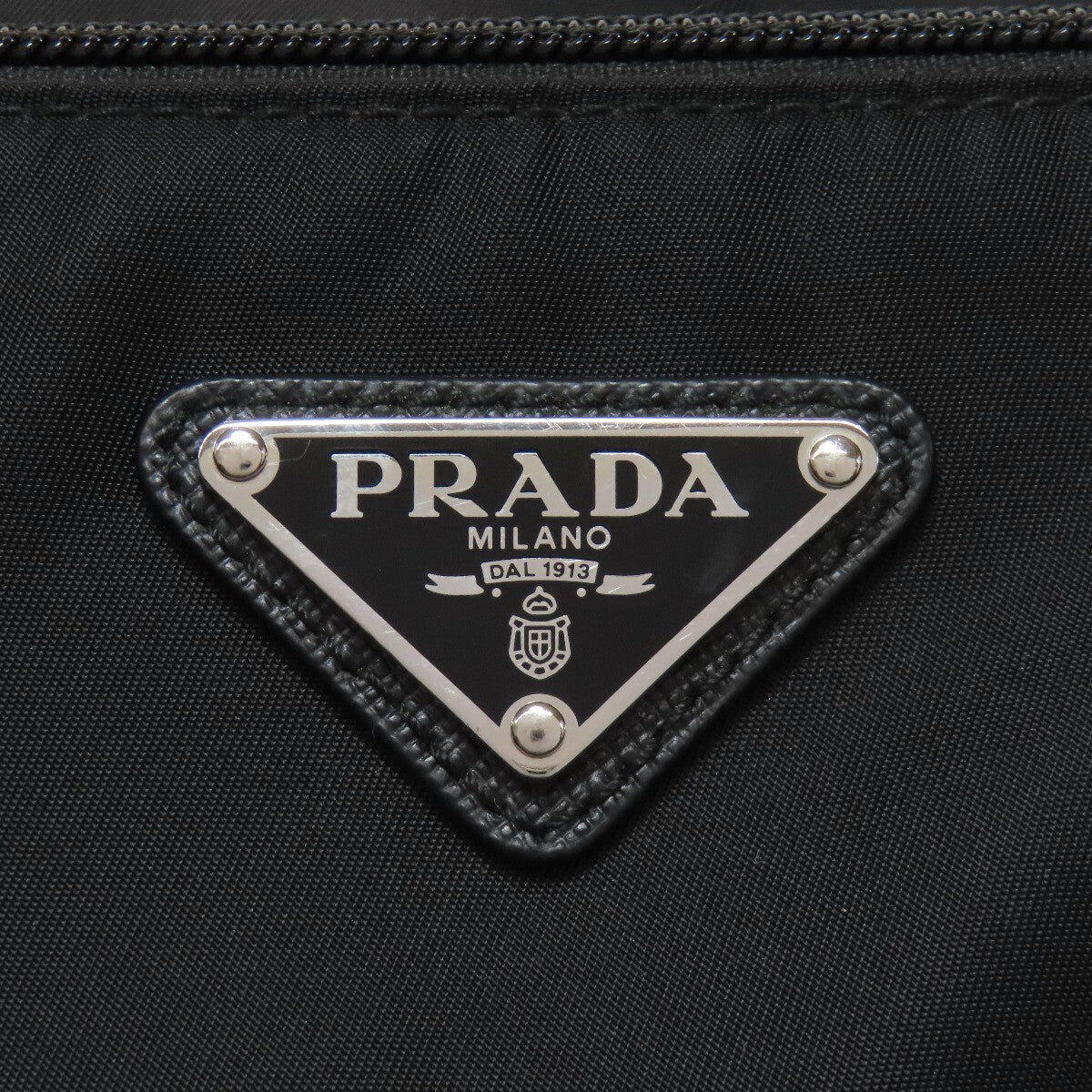 Prada Shoulder Bag Logo Hardware Nylon