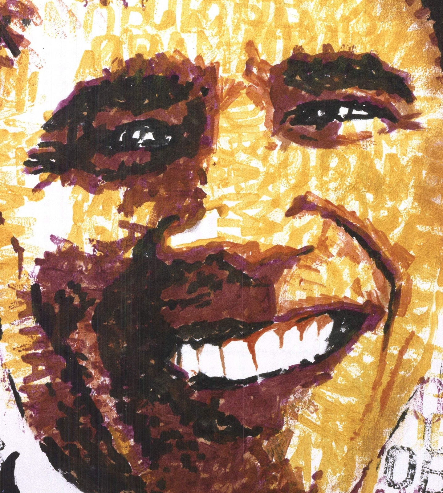 Chris Britz Obama Signed " Offset Lithograph Contemporary Multico