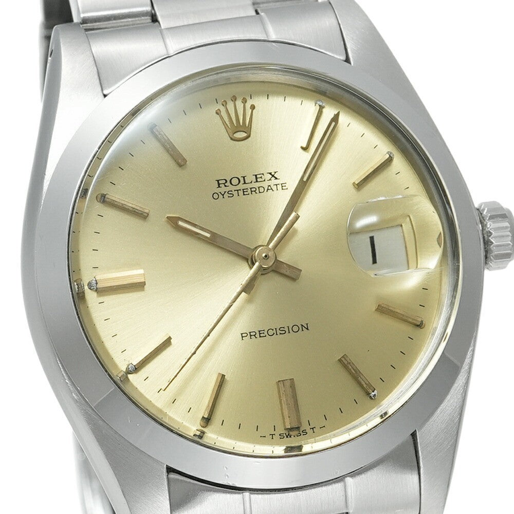 Rolex Oyster Date 6694 Gold Case Size 34Mm34Mm Men'S Used Watch #321325