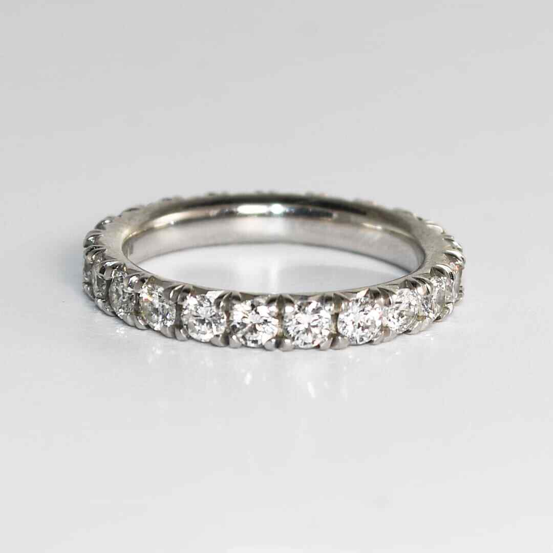 Platinum Diamond Eternity Band 1.20tdw