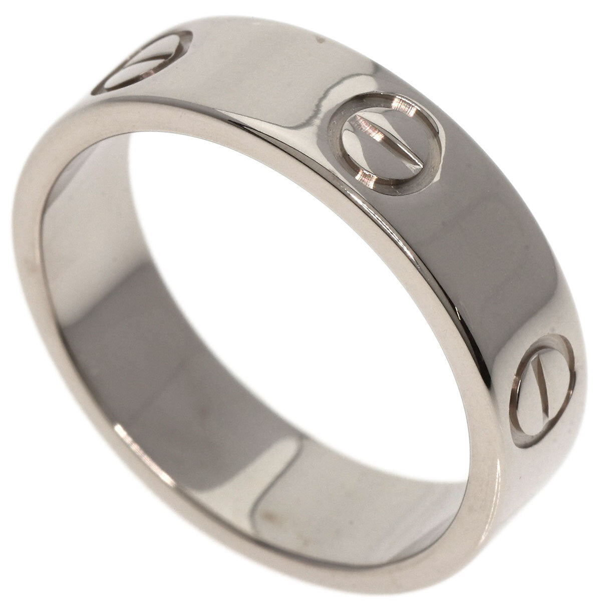 Cartier Ring Love Ring #55 K18 White Gold