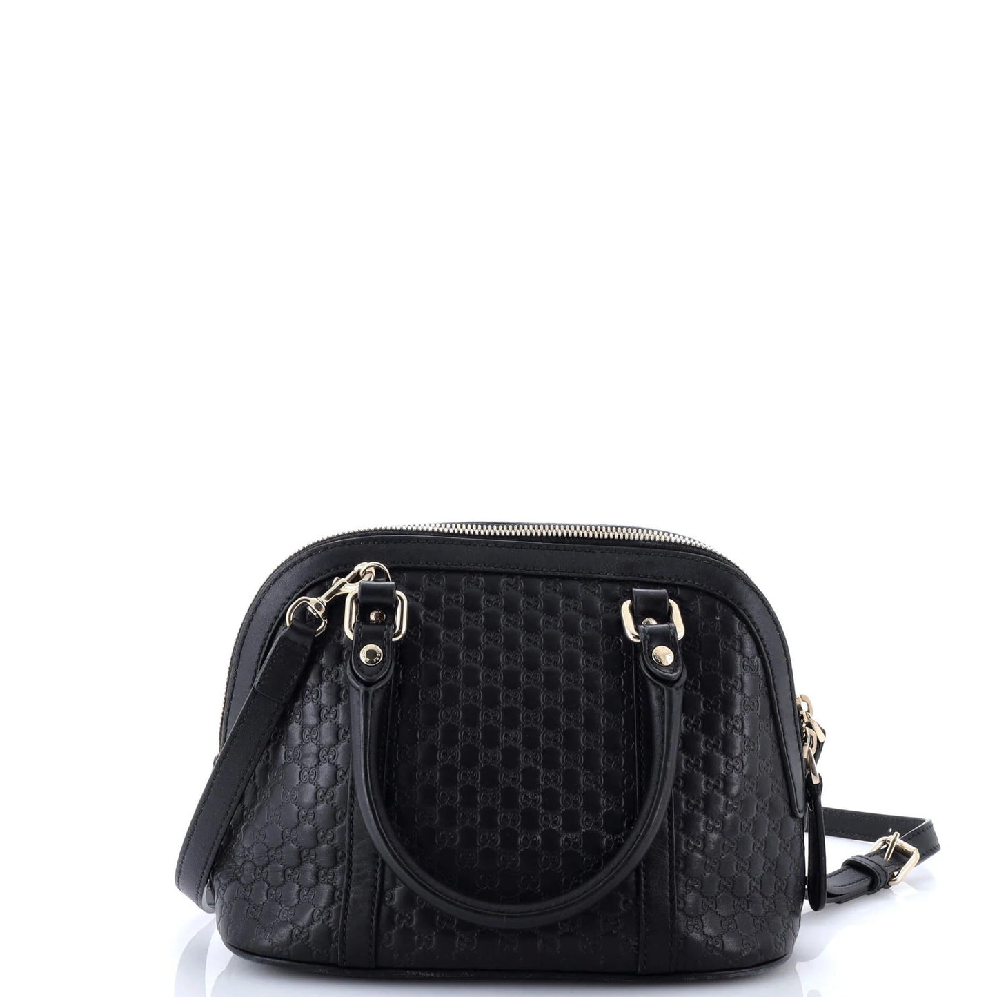 Gucci Convertible Dome Satchel Microguccissima Leather Mini