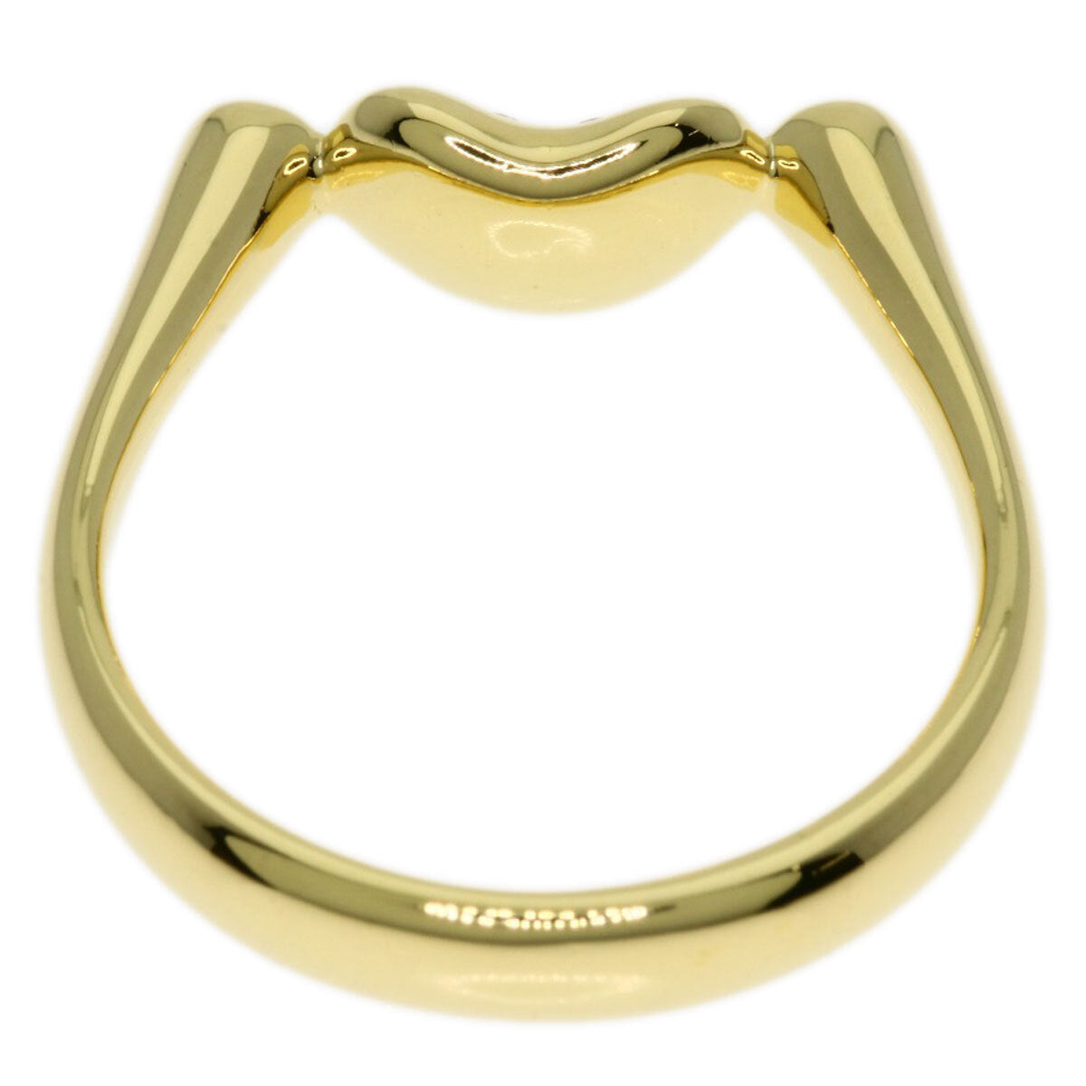 Tiffany&Co. Ring Bean Diamond K18 Yellow Gold