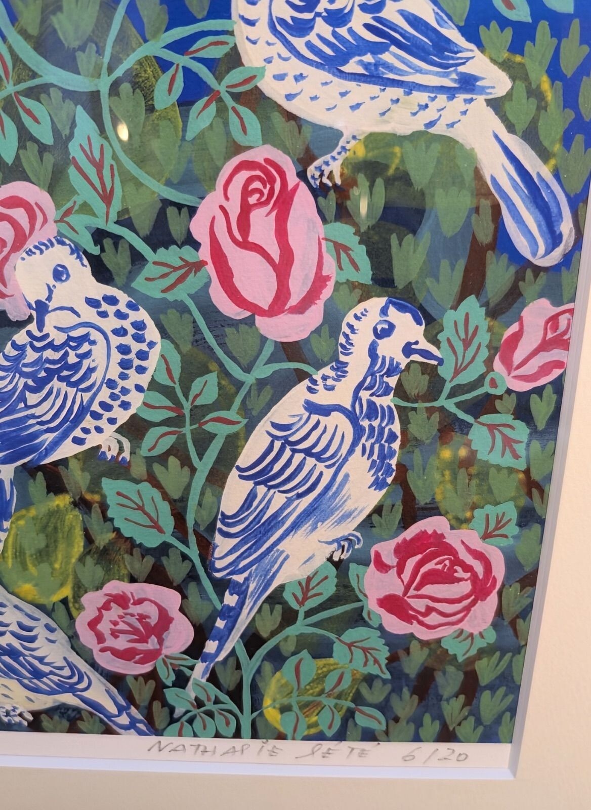 Nathalie Lete Tapisserie Birds Gicle Print Signed