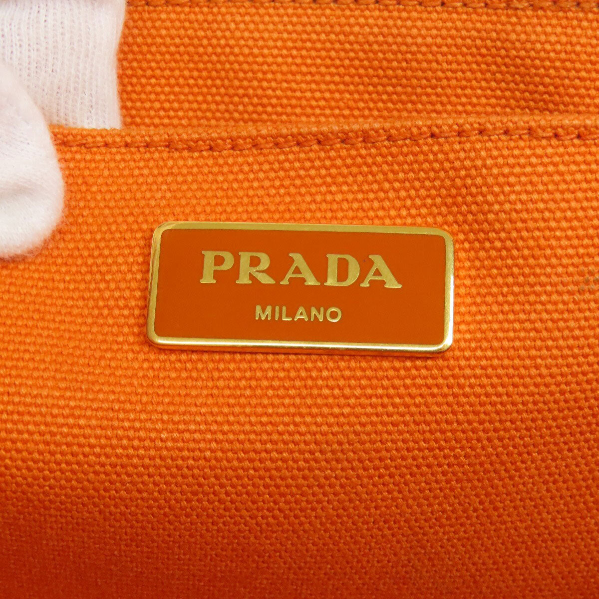 Prada Handbag Canapa Canvas