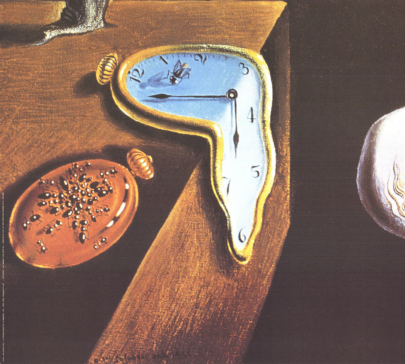 Salvador Dali The Persistence Of Memory " Offset Lithograph Su